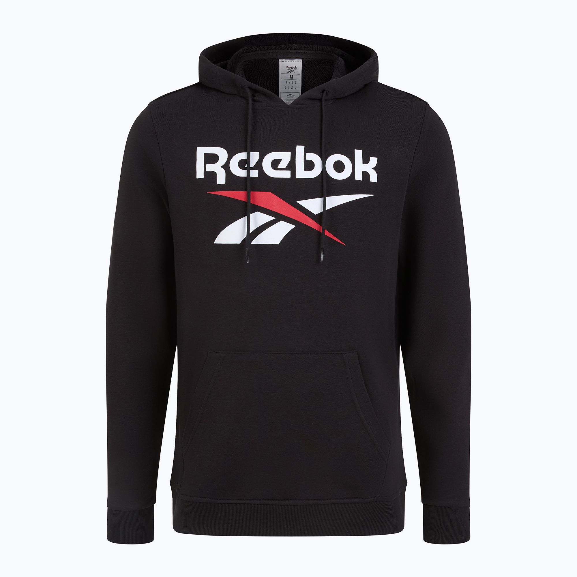 Bluza męska Reebok Identity Big Logo FT Hoodie black/white/vector red 