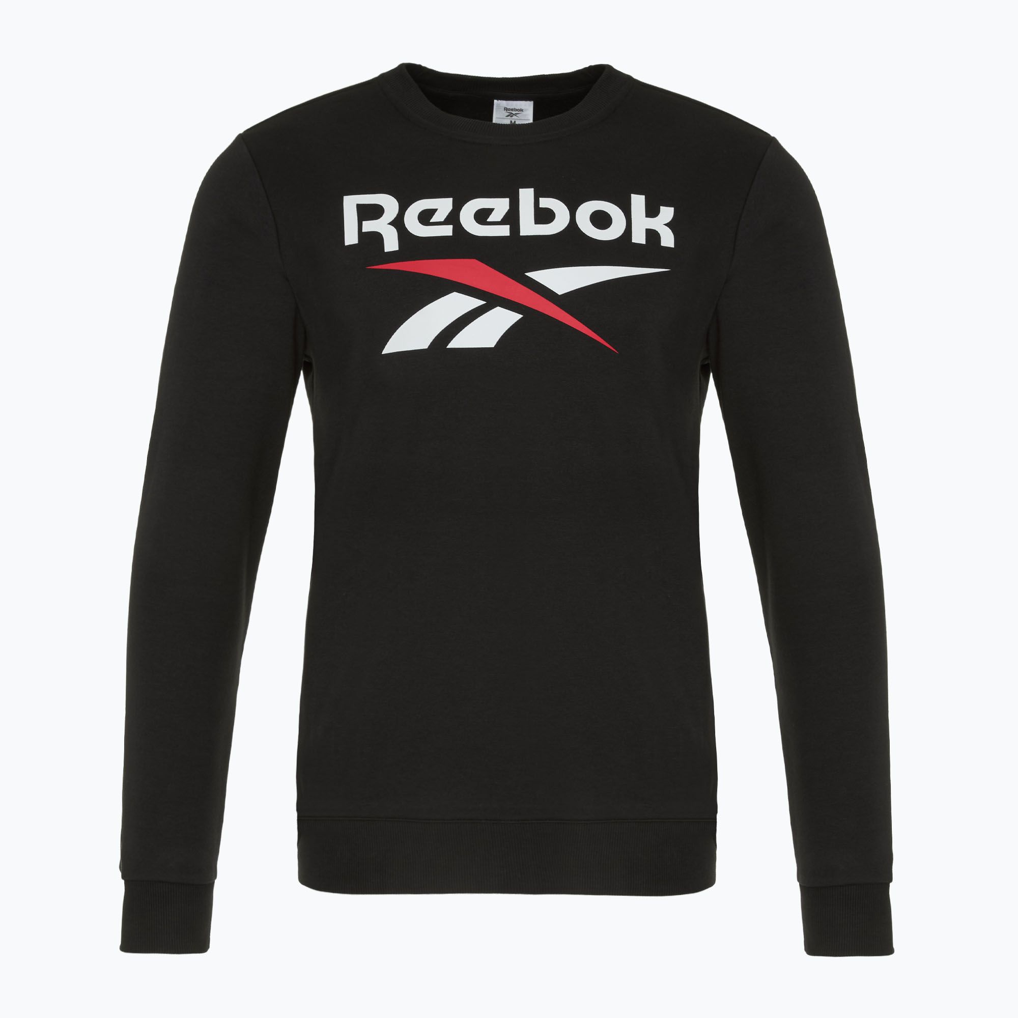 Bluza męska Reebok Identity Big Logo Fleece Crew black/white/vector red 