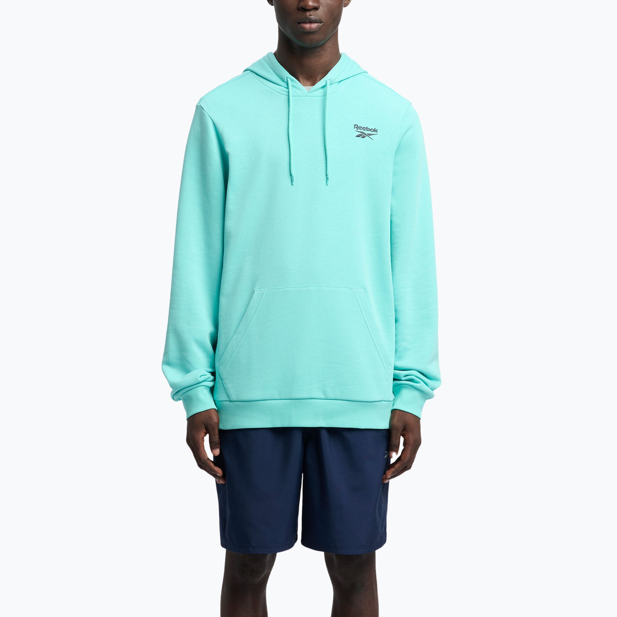 Bluza męska Reebok Identity Small Logo Hoodie ai aqua 
