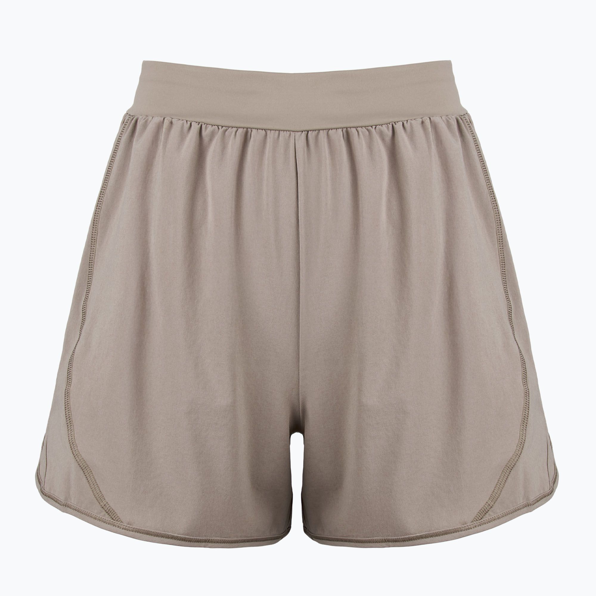 Spodenki treningowe damskie Reebok Lux Woven Short gritty grey 