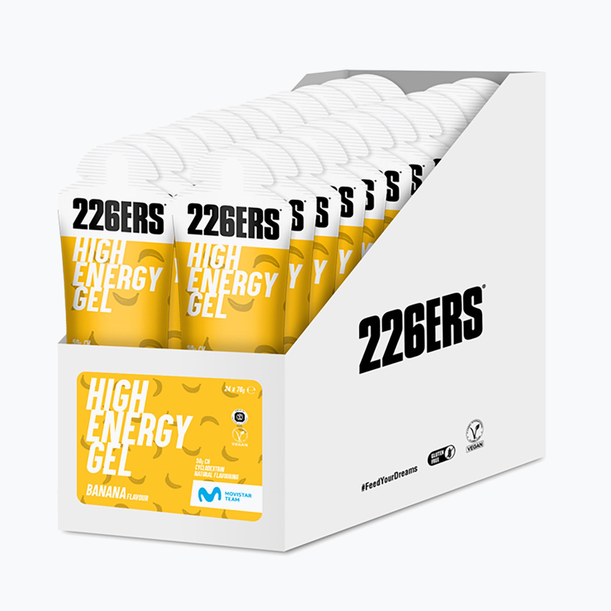 Zestaw żeli energetycznych 226ERS High Energy 24 szt. x 76 g banan 