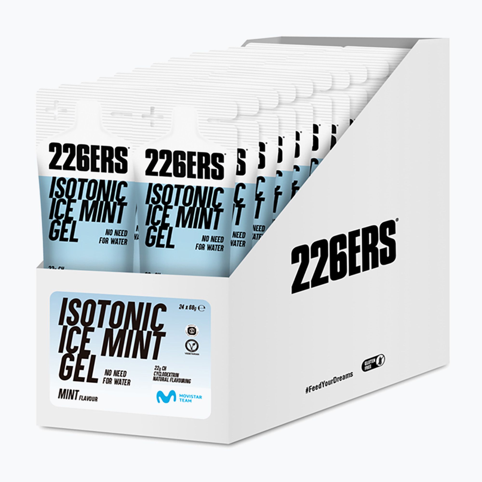 Zestaw żeli energetycznych 226ERS Isotonic Ice 24 szt. x 68 g mięta 