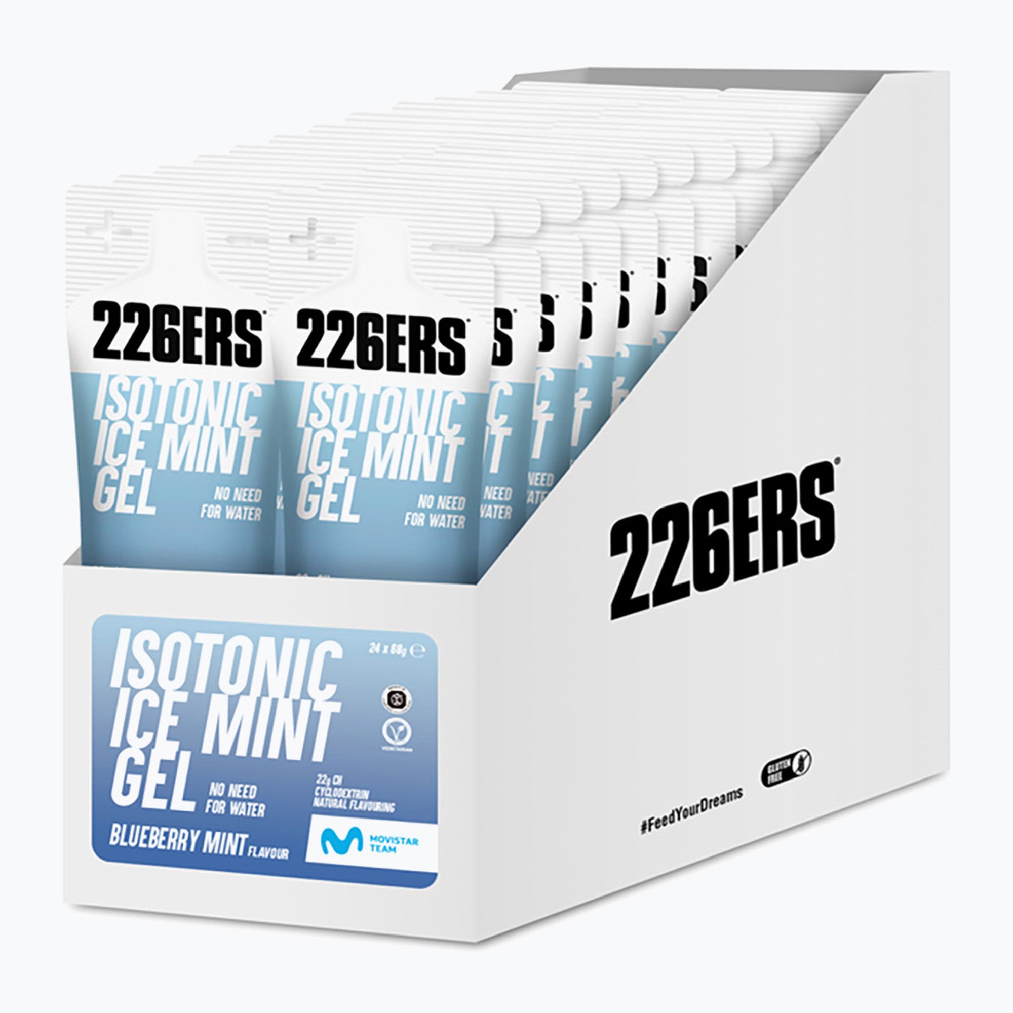 Zestaw żeli energetycznych 226ERS Isotonic Ice 24 szt. x 68 g jagoda/mięta 