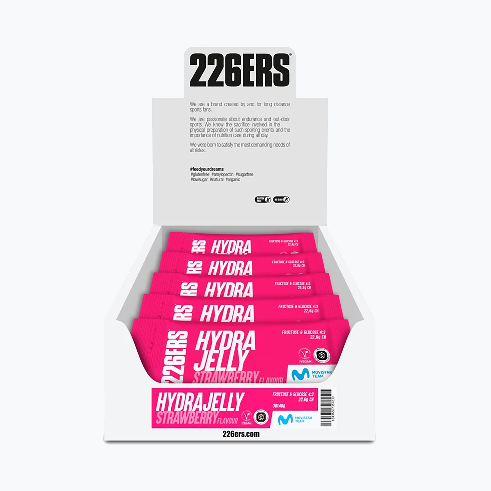 Żel energetyczny 226ERS Hydra Jelly 30 szt. x 40 g truskawka 