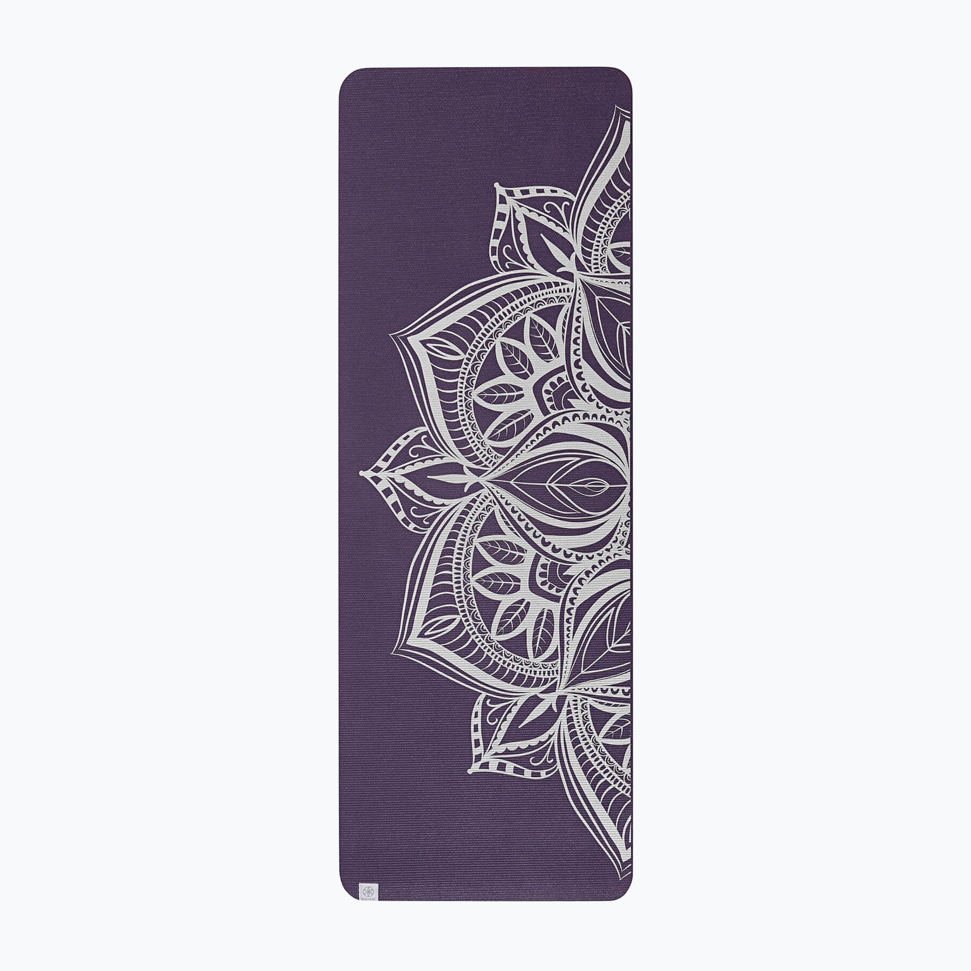 Mata do jogi Gaiam Aubergine Medallion 6 mm aubergine medallion 