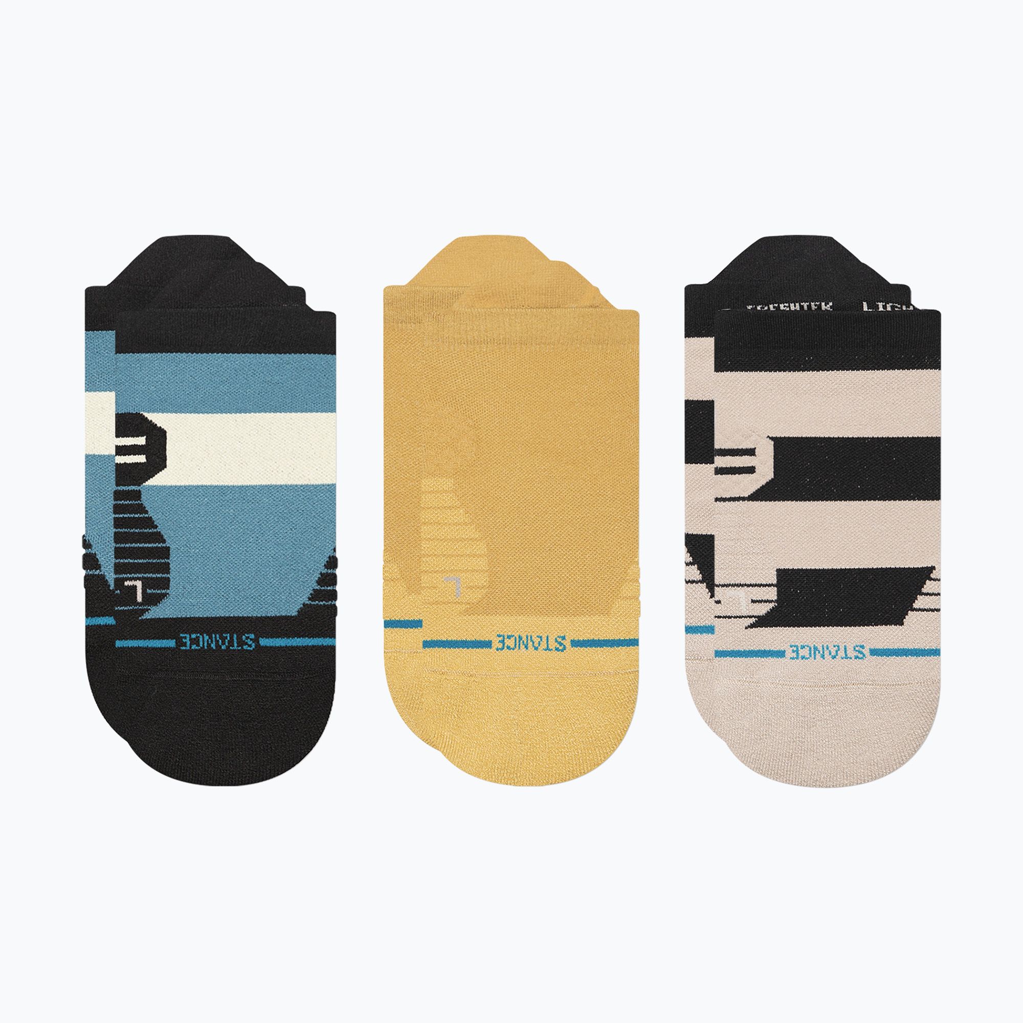 Skarpety Stance Flat Out Ok Light Tab 3 pary teal 