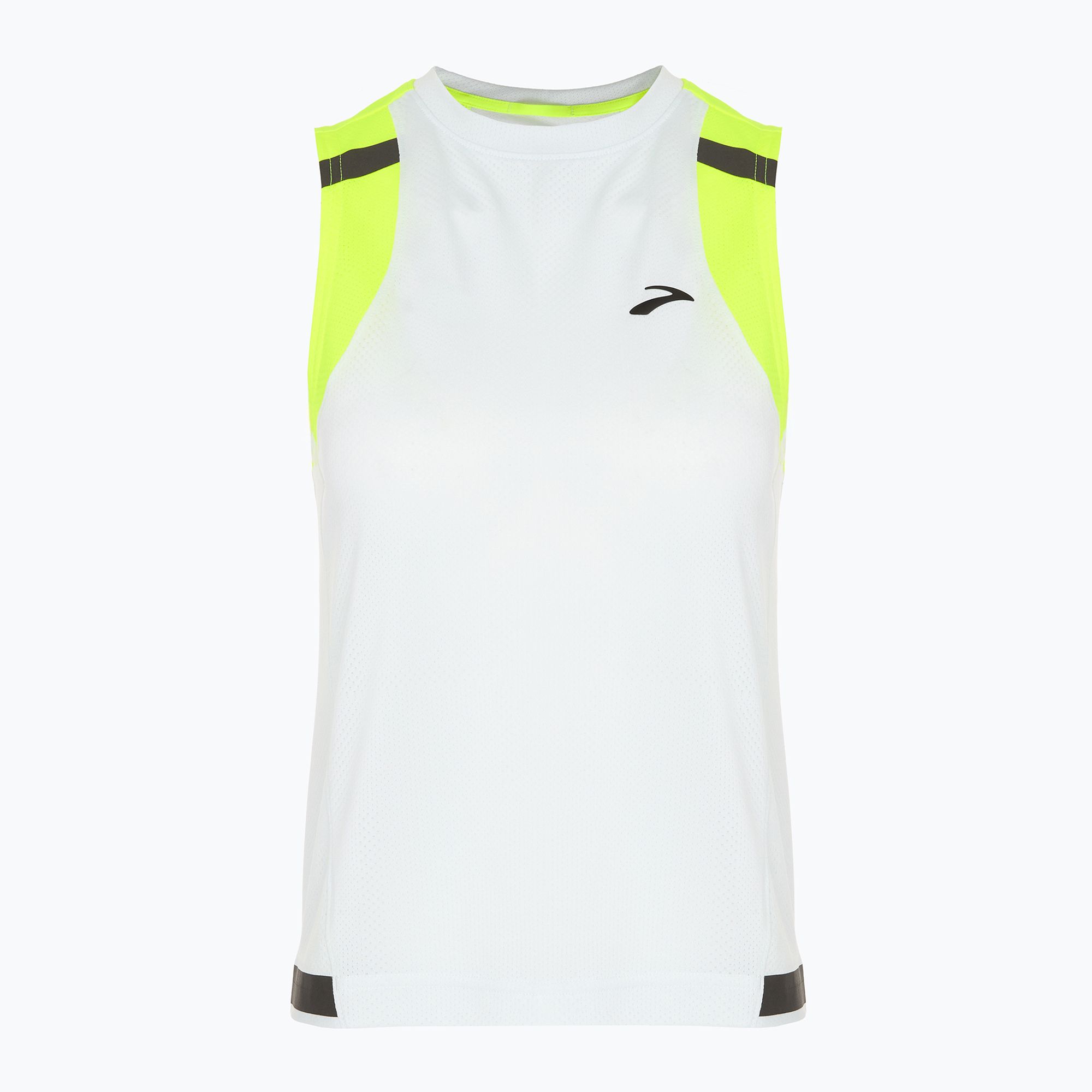 Koszulka do biegania damska Brooks Carbonite Tank icy grey/nightlife jacquard 