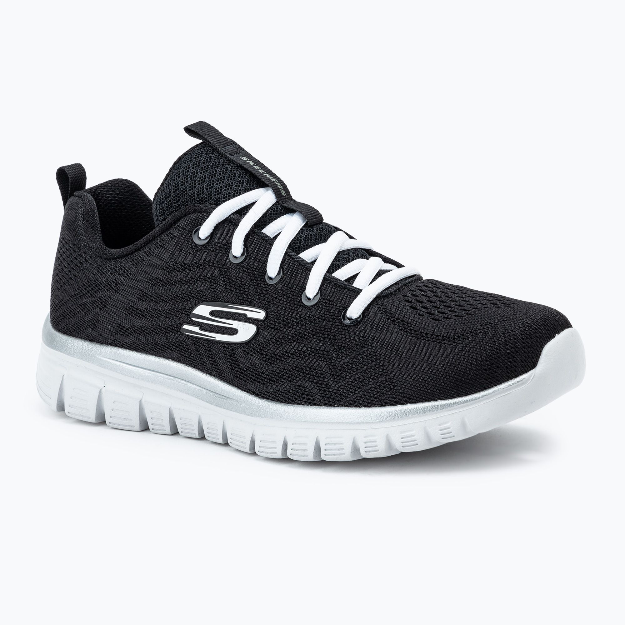 Buty damskie SKECHERS Graceful Get Connected black/white 