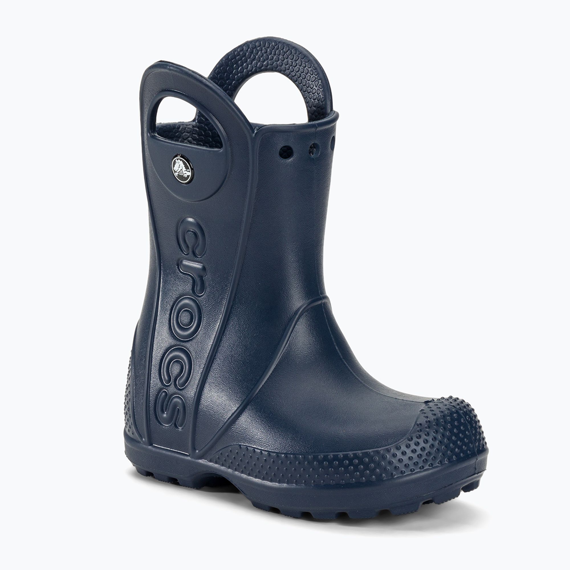 Kalosze dziecięce Crocs Handle It Rain Boot Kids navy 