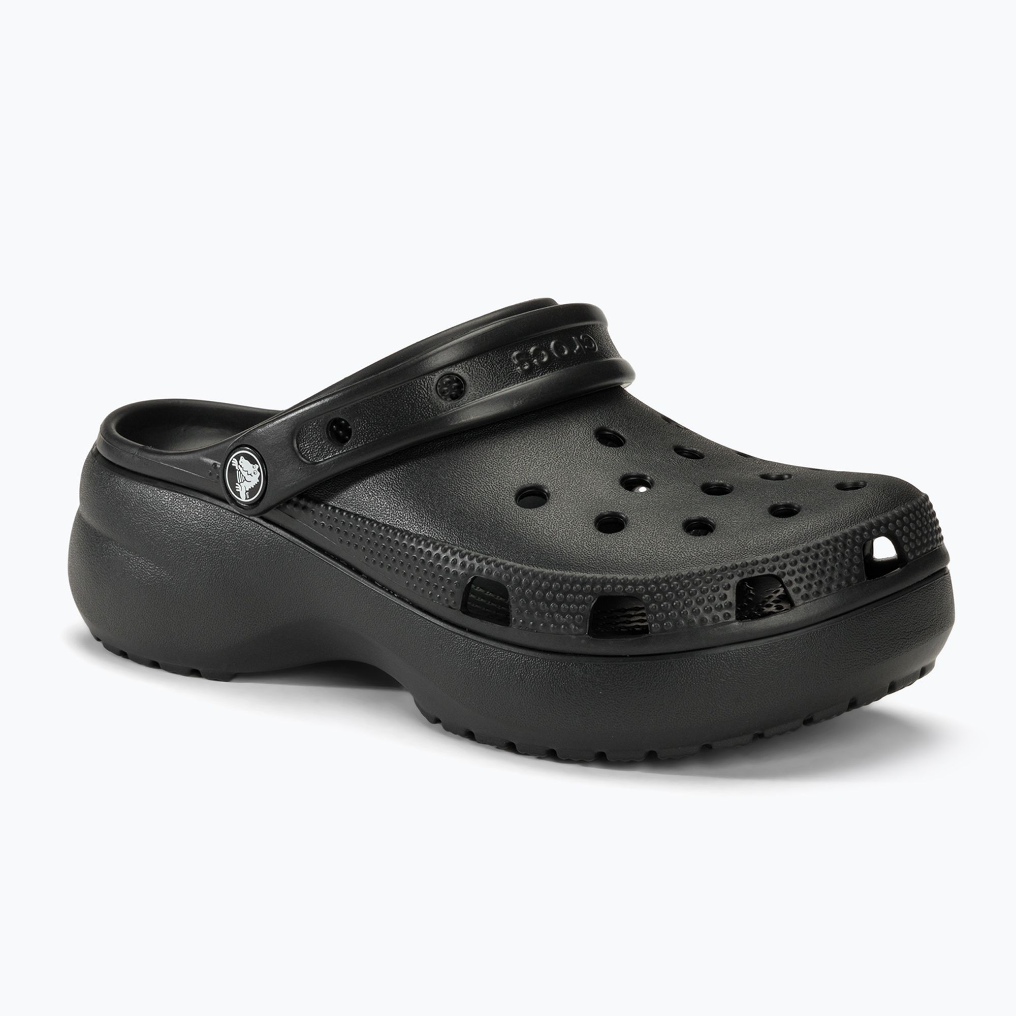 Klapki damskie Crocs Classic Platform Clog black 