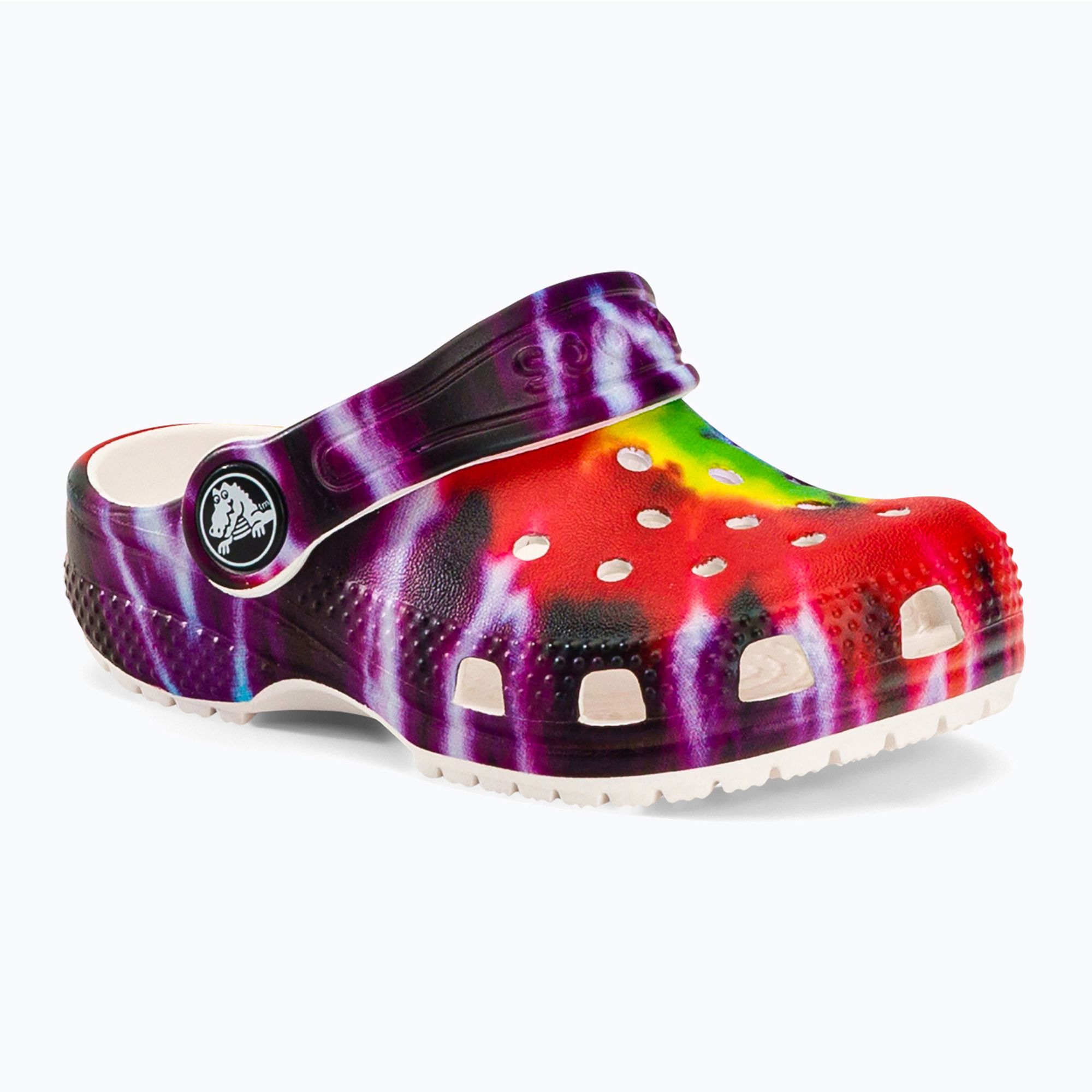 Klapki dziecięce Crocs Classic Tie-Dye Graphic Clog Toddler multicolor 