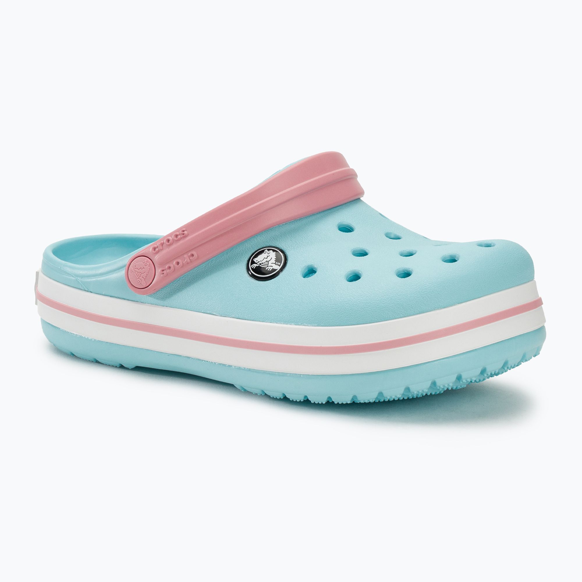 Klapki dziecięce Crocs Crocband Clog Kids ice blue/white 