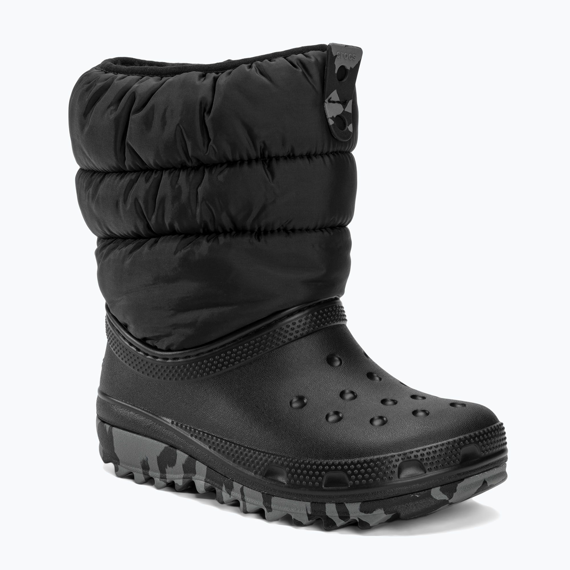 Śniegowce juniorskie Crocs Classic Neo Puff black 