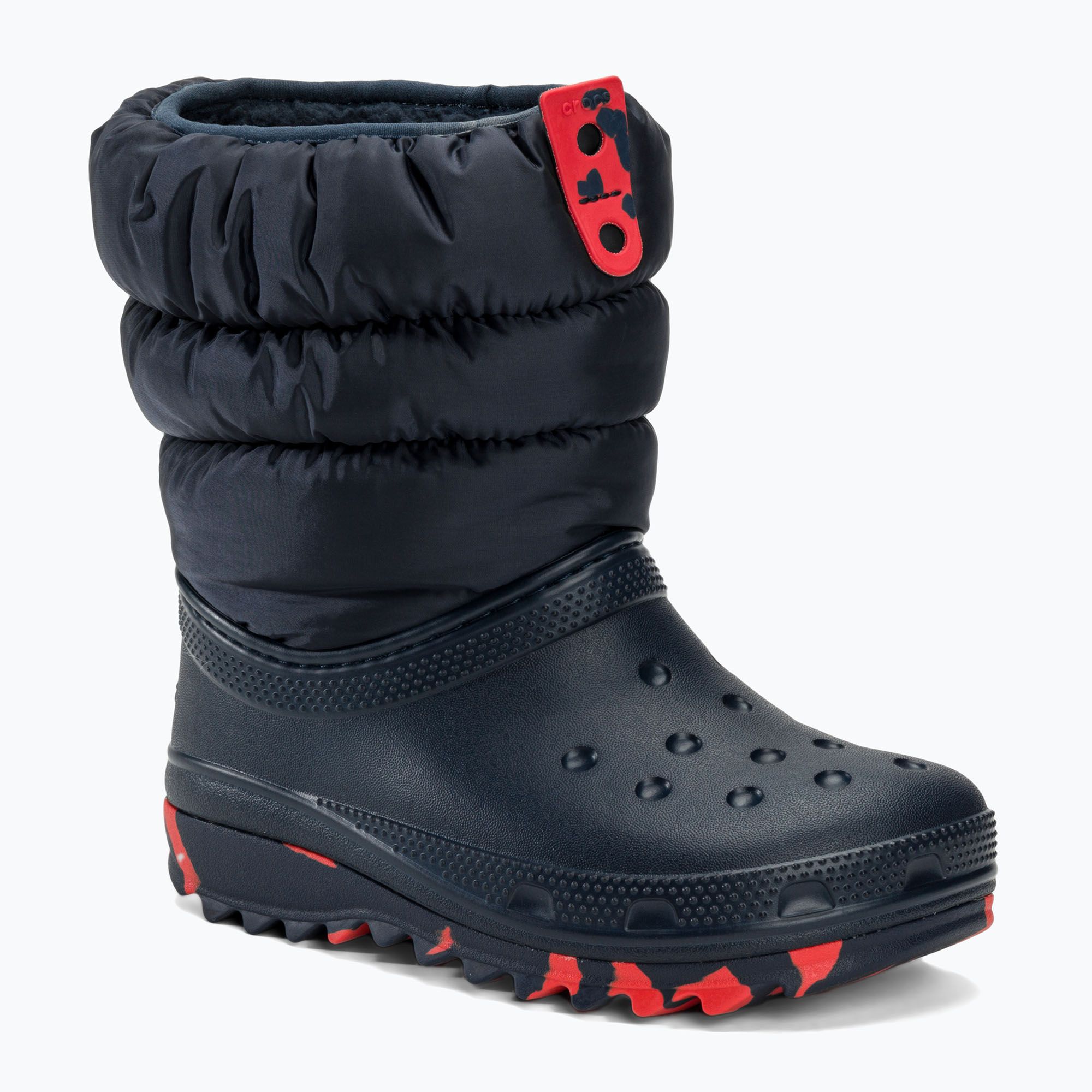 Śniegowce juniorskie Crocs Classic Neo Puff navy 