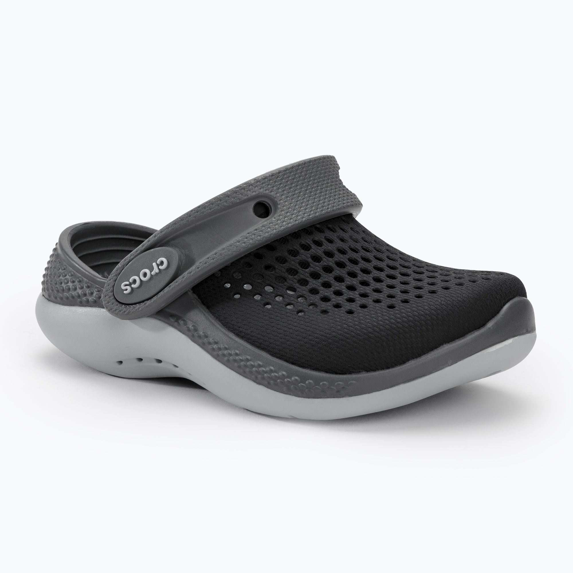 Klapki dziecięce Crocs LiteRide 360 black/slate grey 
