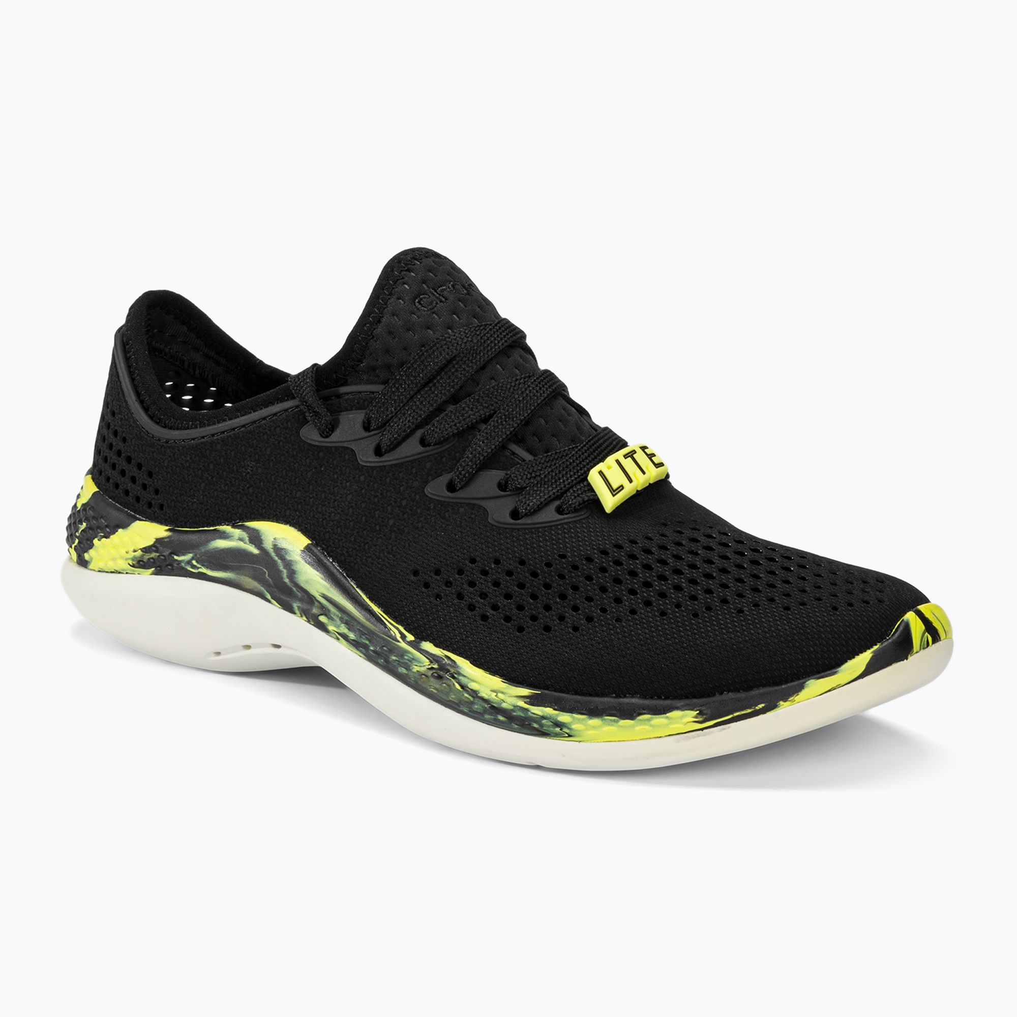 Buty męskie Crocs LiteRide 360 Marbled Pacer black/citrus 