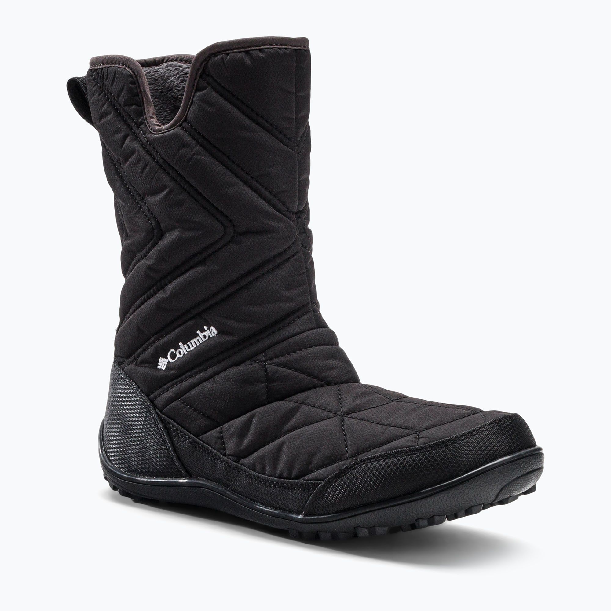 Śniegowce dziecięce Columbia Minx Slip III black/white 