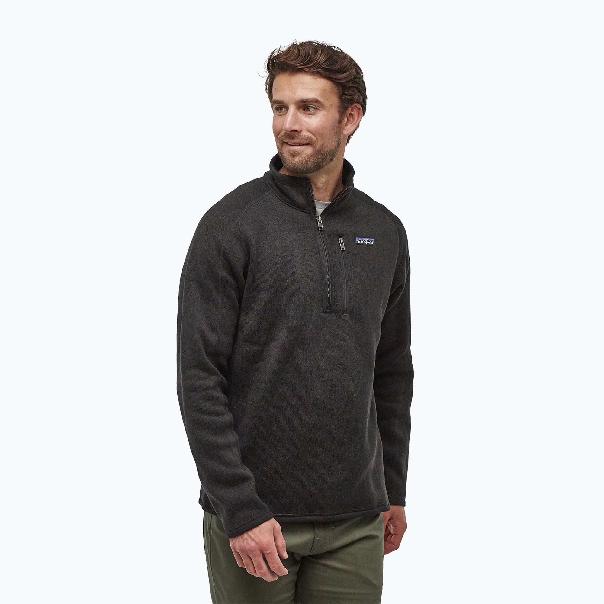 Bluza polarowa męska Patagonia Better Sweater 1/4 Zip black 