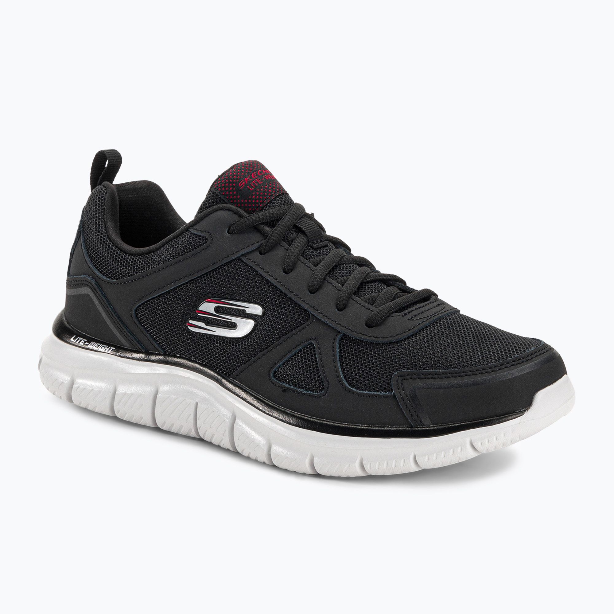 Buty męskie SKECHERS Track Scrolic black/red 