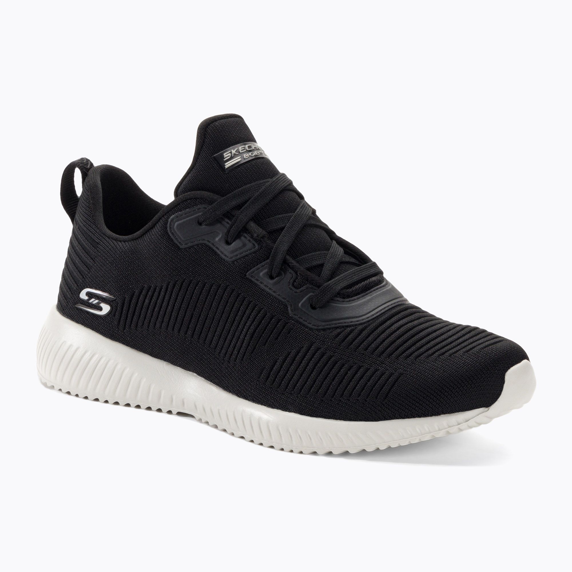 Buty damskie SKECHERS Bobs Sport Squad Tough Talk black 