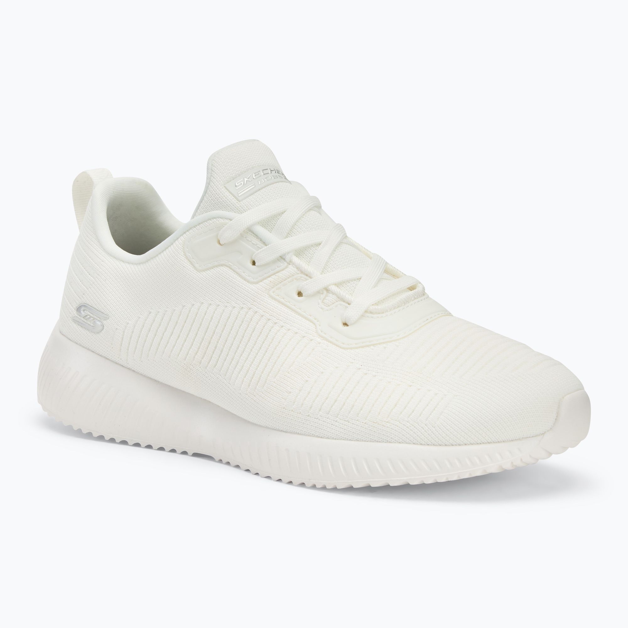 Buty damskie SKECHERS Bobs Sport Squad Tough Talk white 