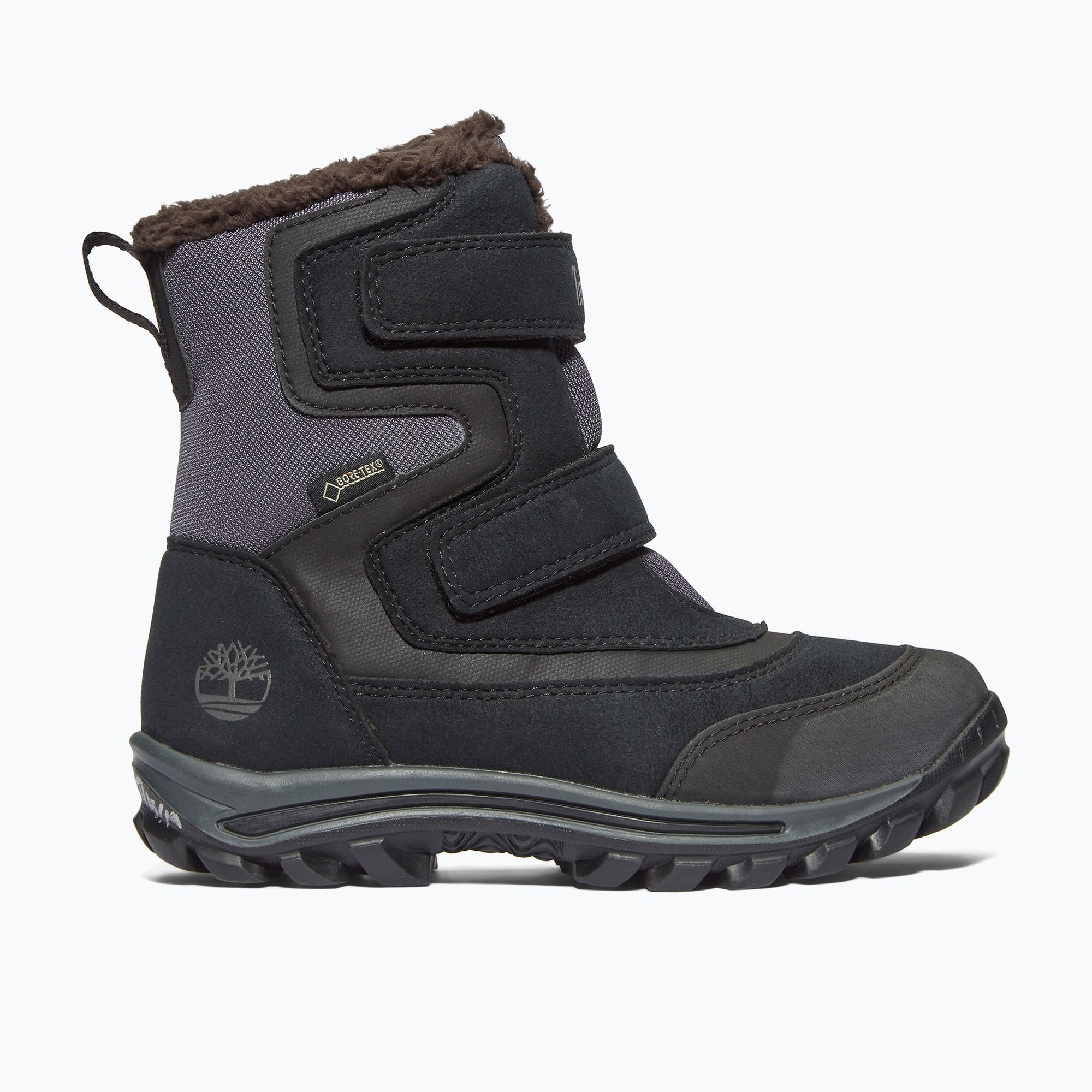 Śniegowce dziecięce Timberland Chillberg 2-Strap Gore-Tex jet black 