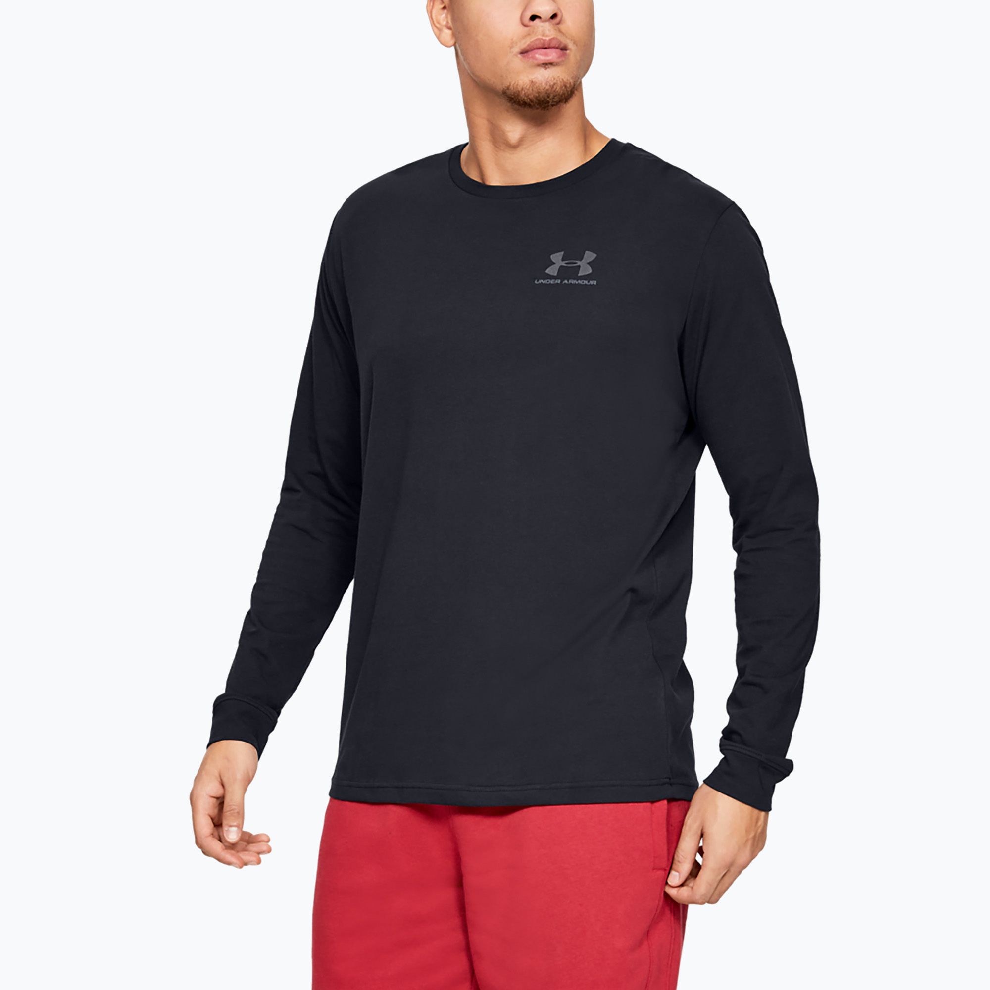 Longsleeve męski  Under Armour Sportstyle Left Chest black/black 