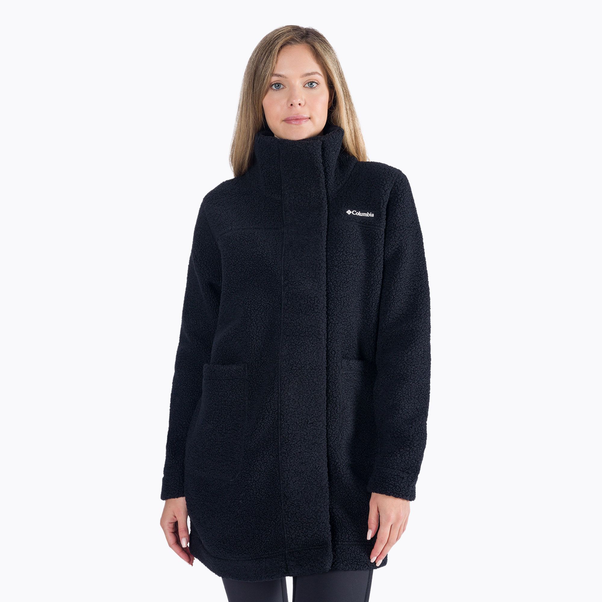 Płaszcz polarowy damski Columbia Panorama Long black 