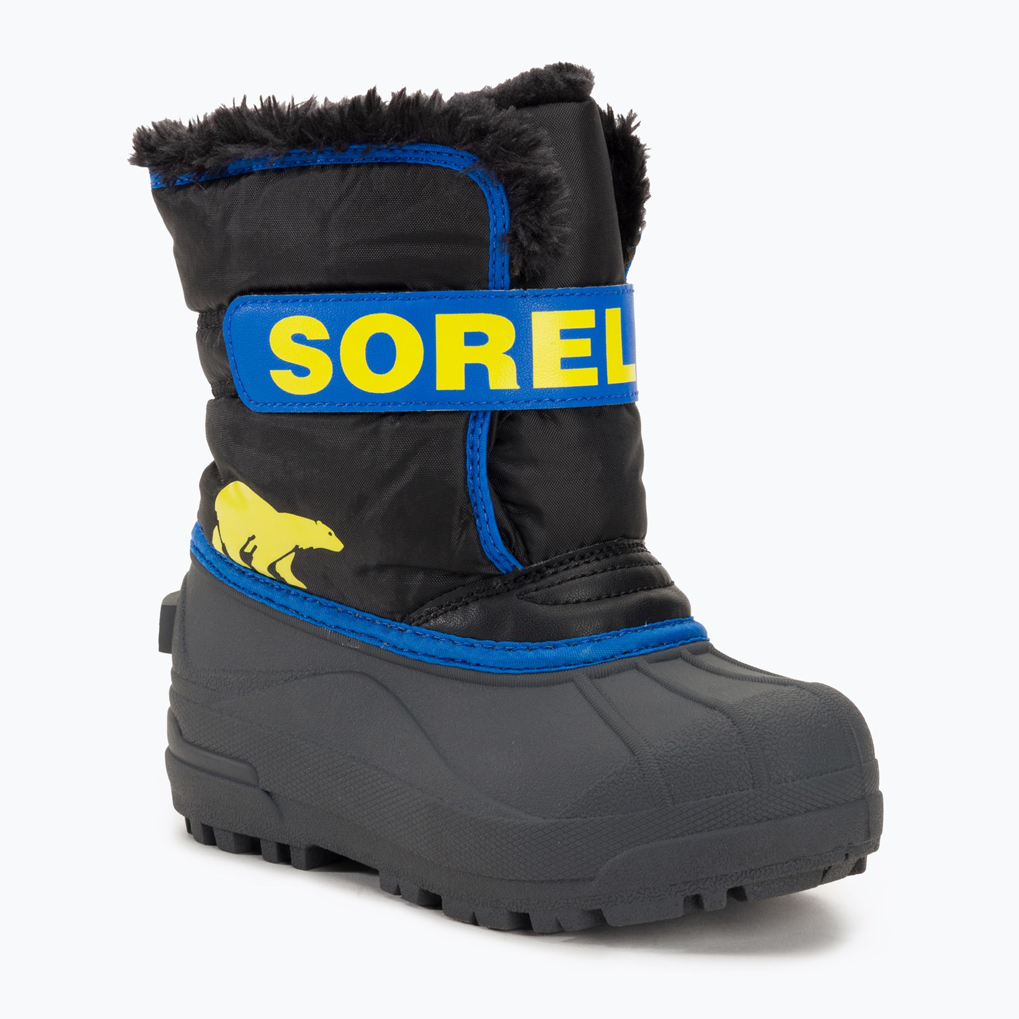 Śniegowce juniorskie Sorel Snow Commander black/super blue 