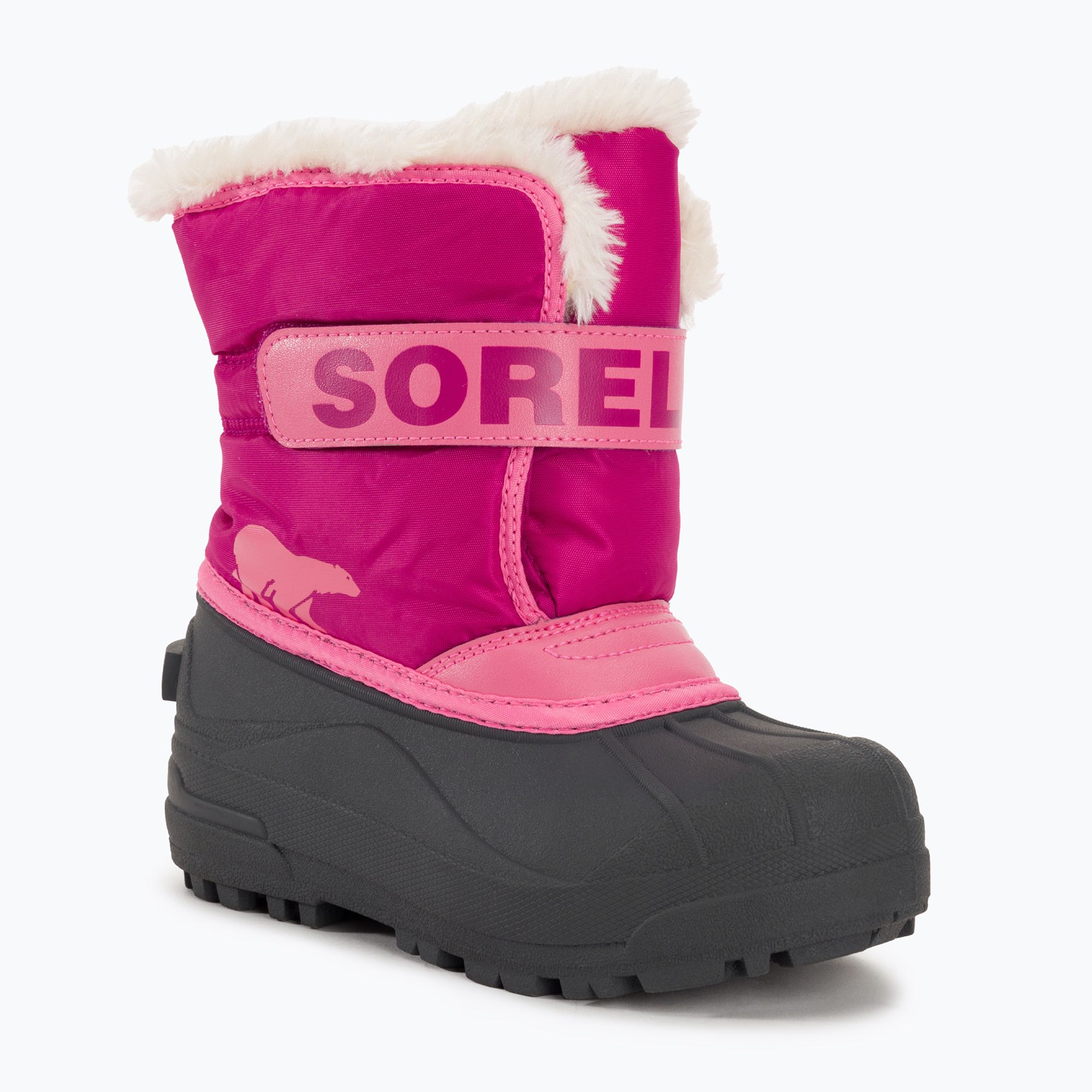Śniegowce juniorskie Sorel Snow Commander tropic pink/deep blush 