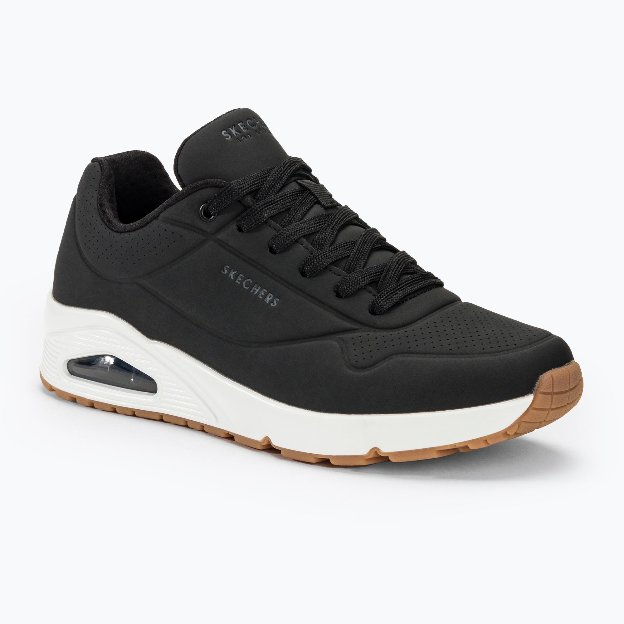 Buty męskie SKECHERS Uno Stand On Air black/white 