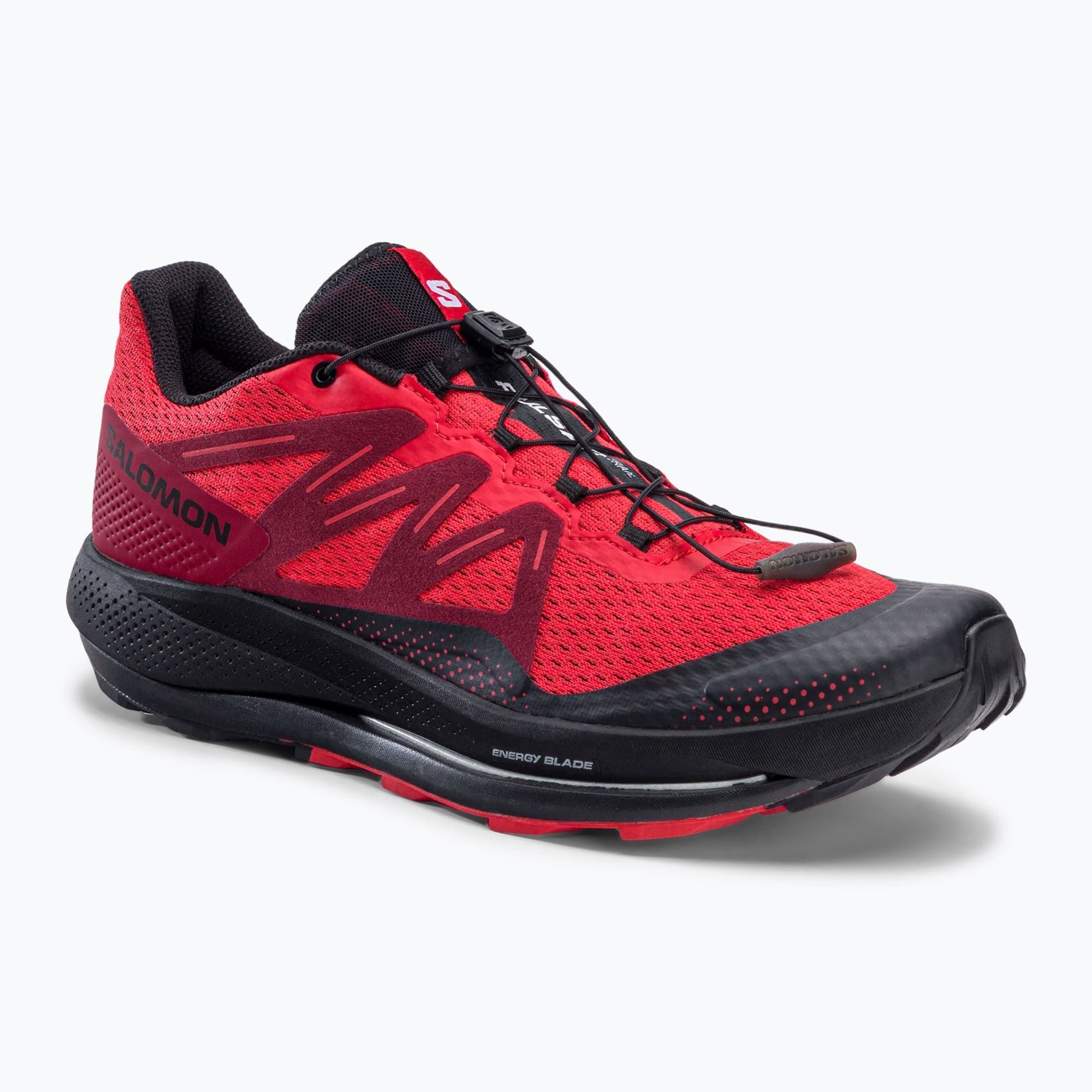 Buty do biegania męskie Salomon Pulsar Trail poppy red/bird/black 