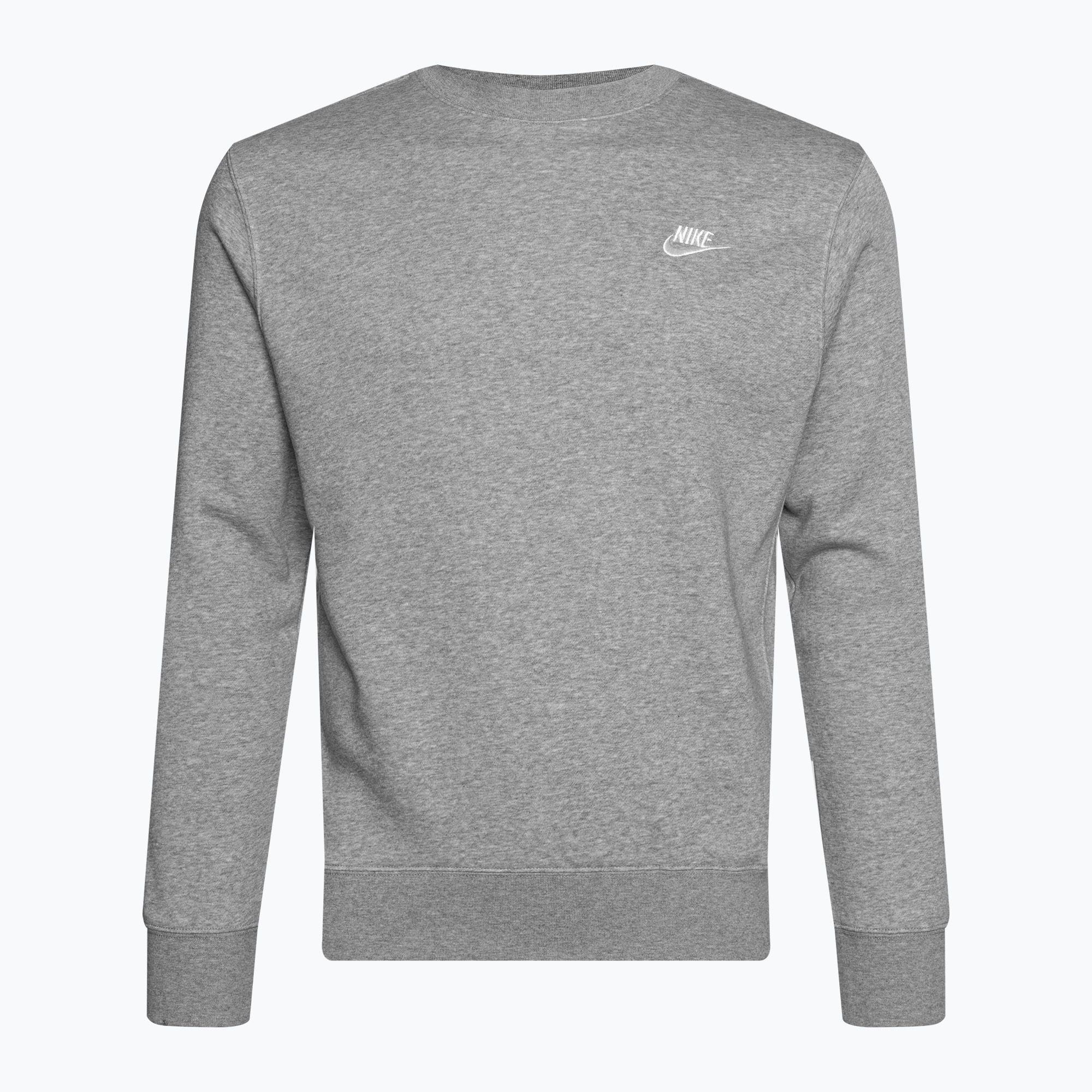 Bluza męska Nike Sportswear Club Fleece Crew dark grey heather/white 