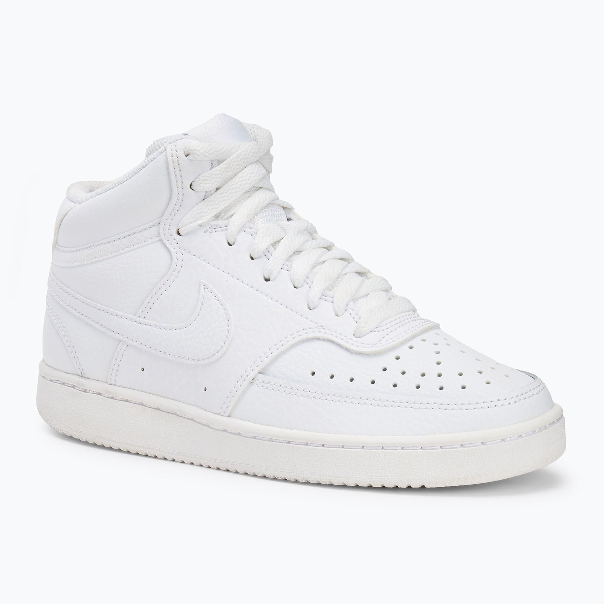 Buty damskie Nike Court Vision Mid white/white/white 