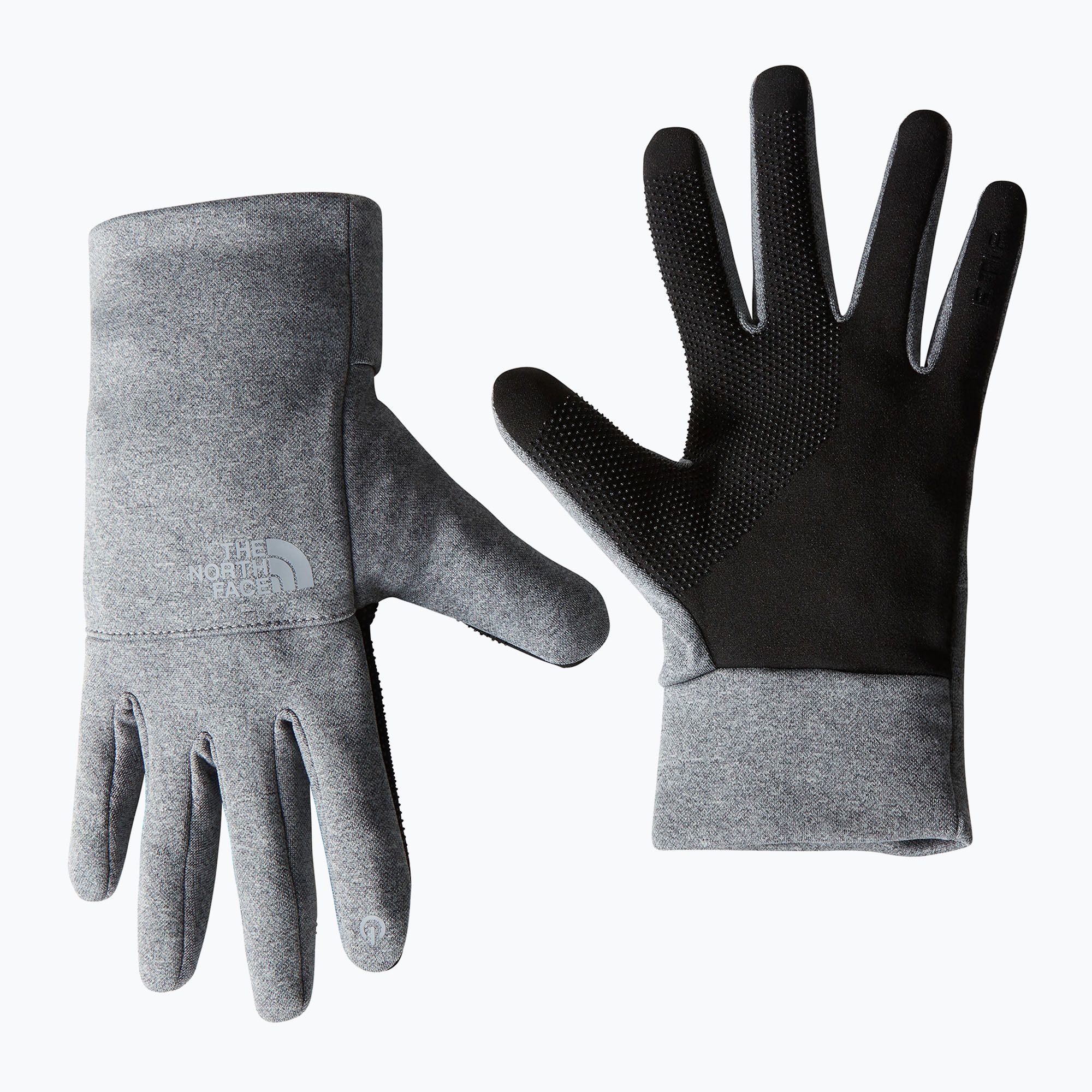 Rękawiczki trekkingowe męskie The North Face Etip Recycled medium grey heather 