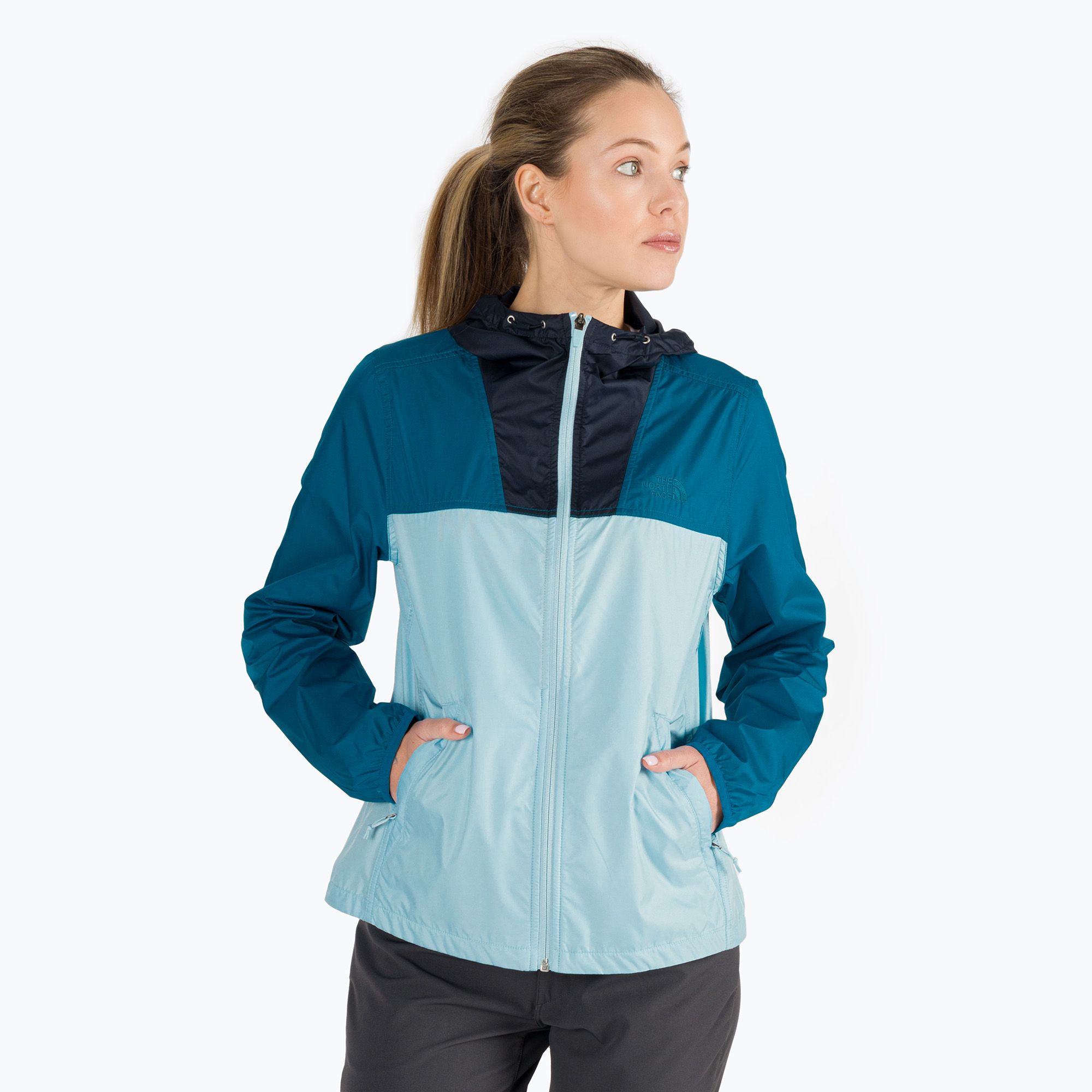 Kurtka przeciwwiatrowa damska The North Face Cyclone aviatrnvy/ banfblu/betablu 