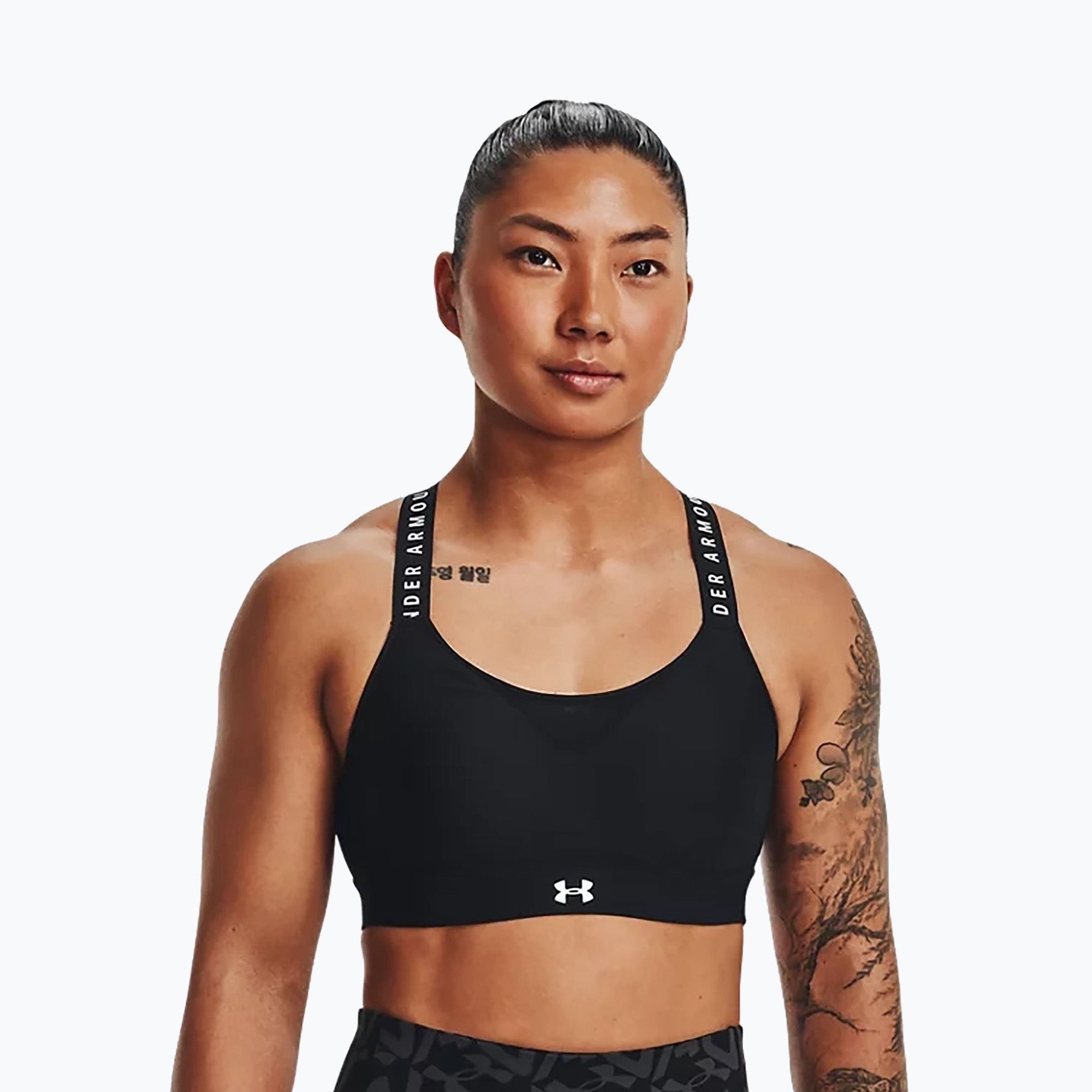 Biustonosz treningowy Under Armour Infinity High black/black/white 