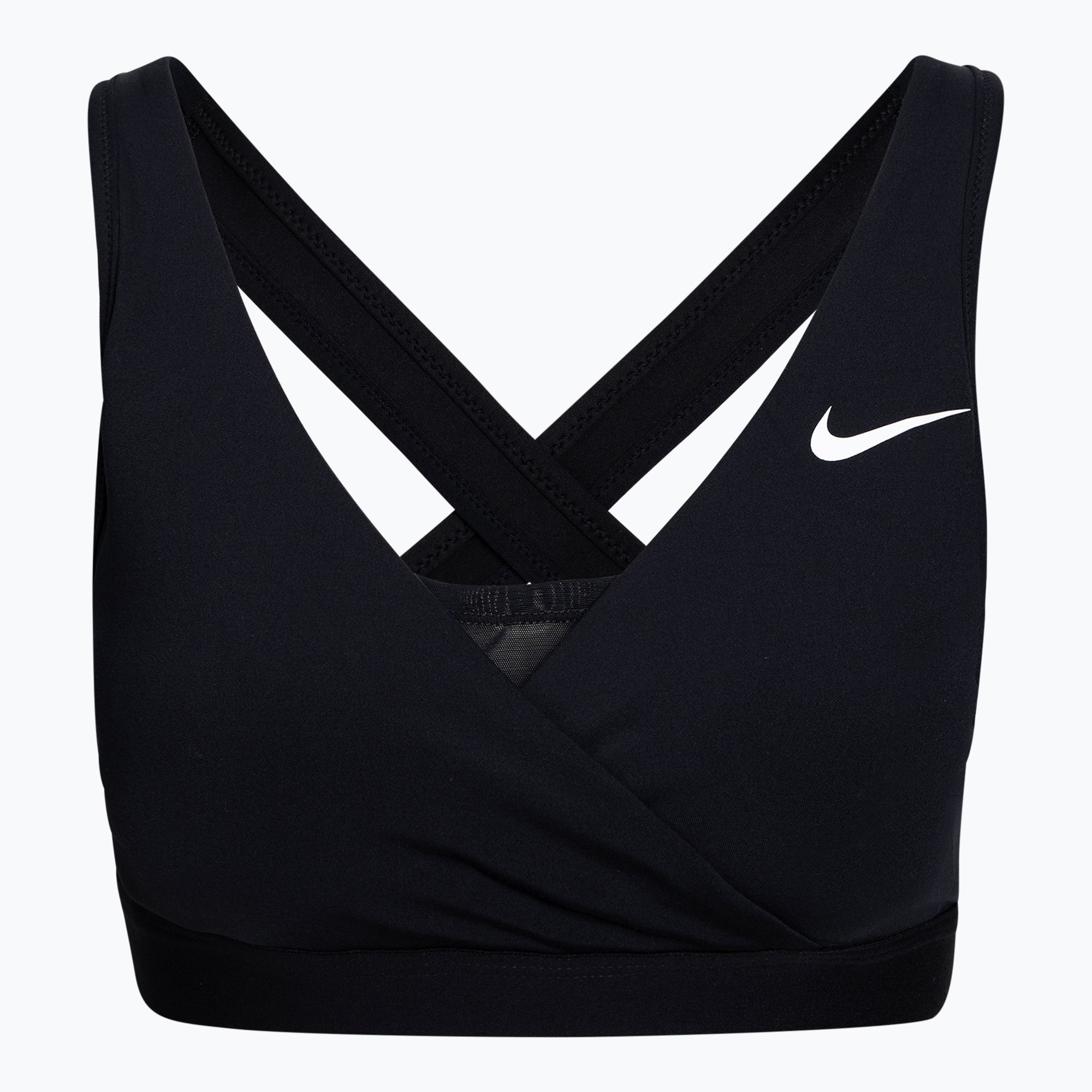 Biustonosz treningowy do karmienia Nike Swoosh Bra black/white 