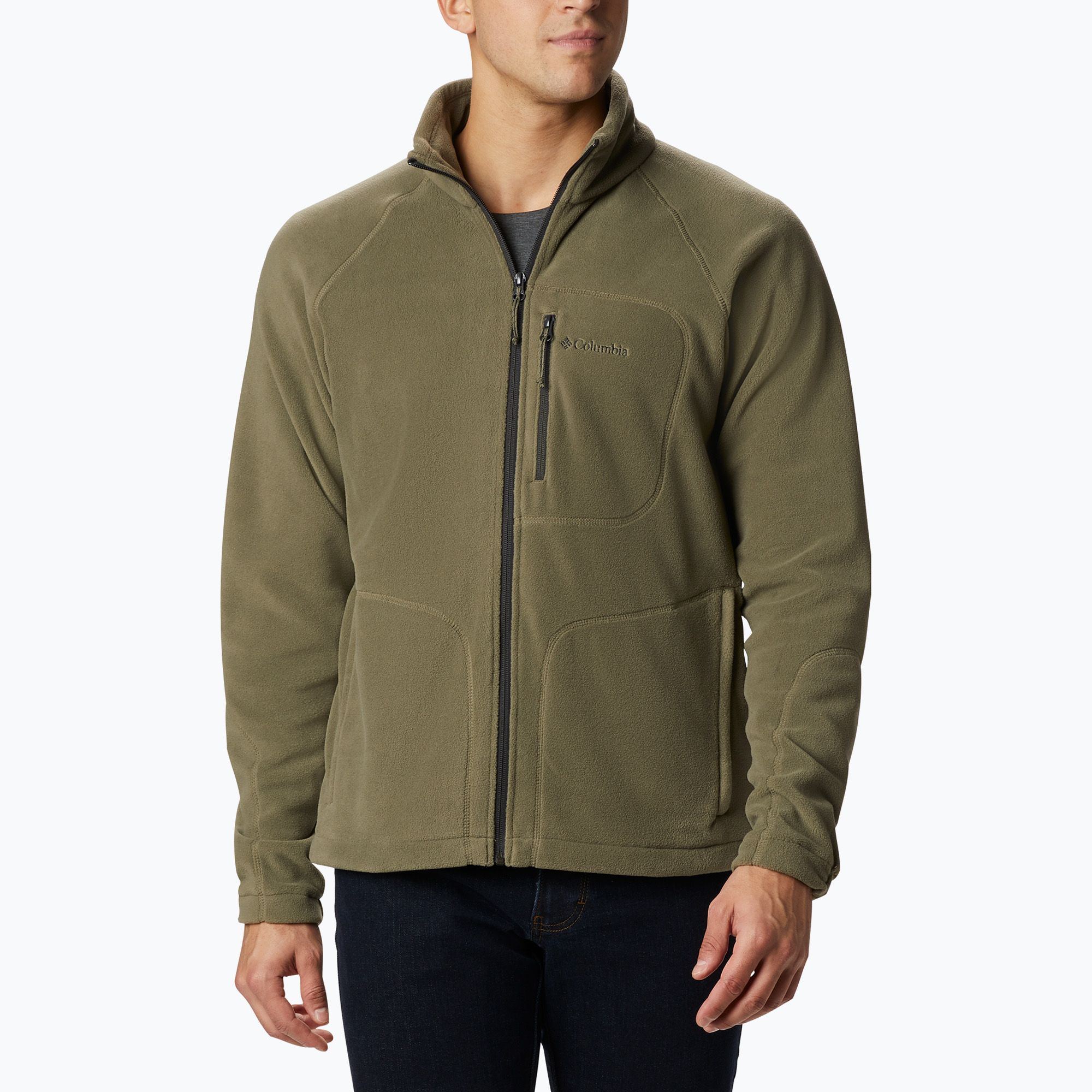 Bluza polarowa męska Columbia Fast Trek II stone green 