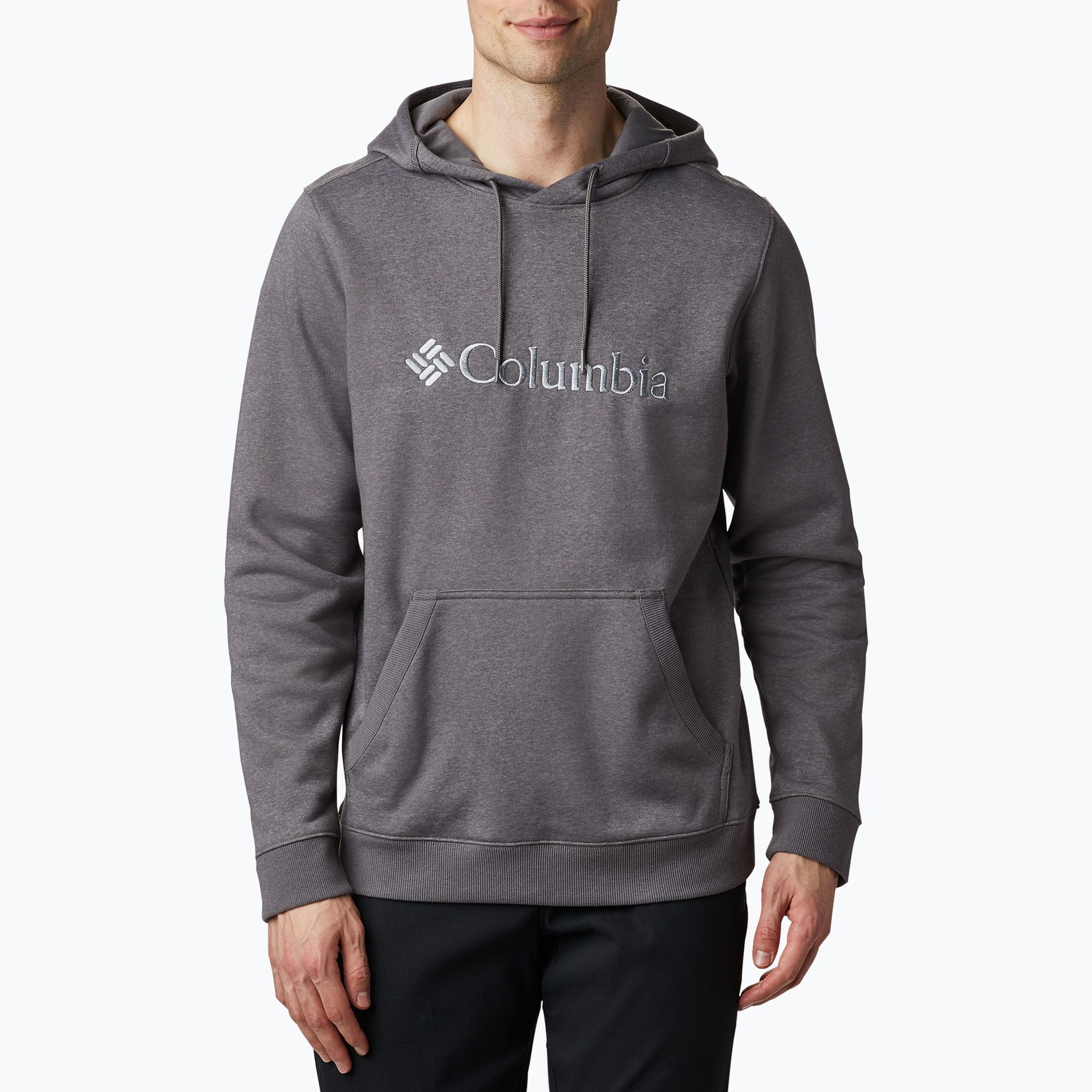 Bluza męska Columbia CSC Basic Logo II Hoodie city grey heather/csc branded logo 