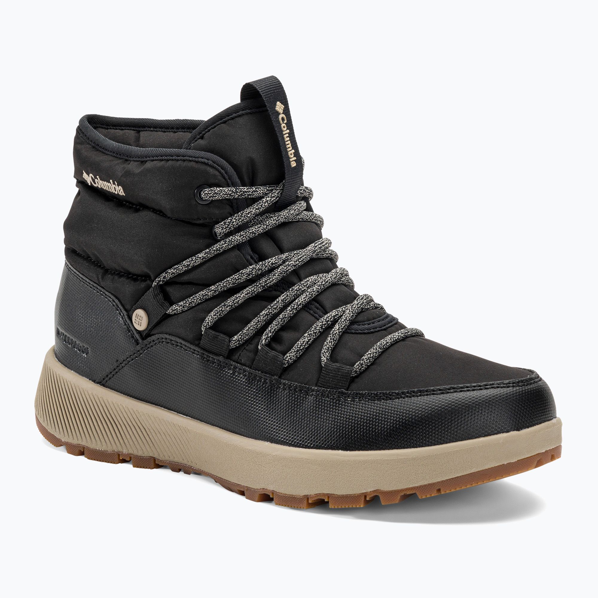 Śniegowce damskie Columbia Solpeside Village Omni-Heat Mid black/silver sage 