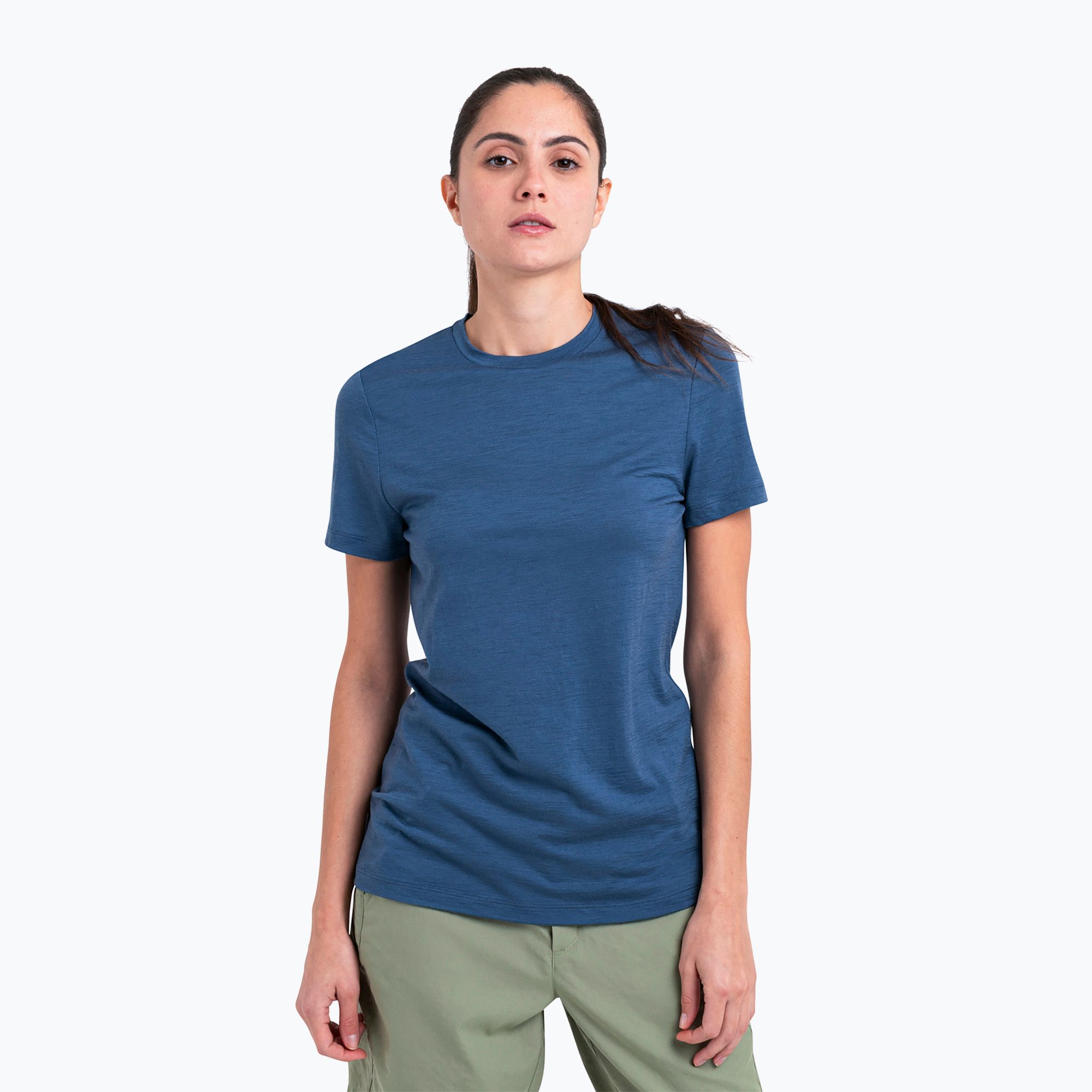 Koszulka trekkingowa damska icebreaker Merino 150 Tech Lite III dawn 