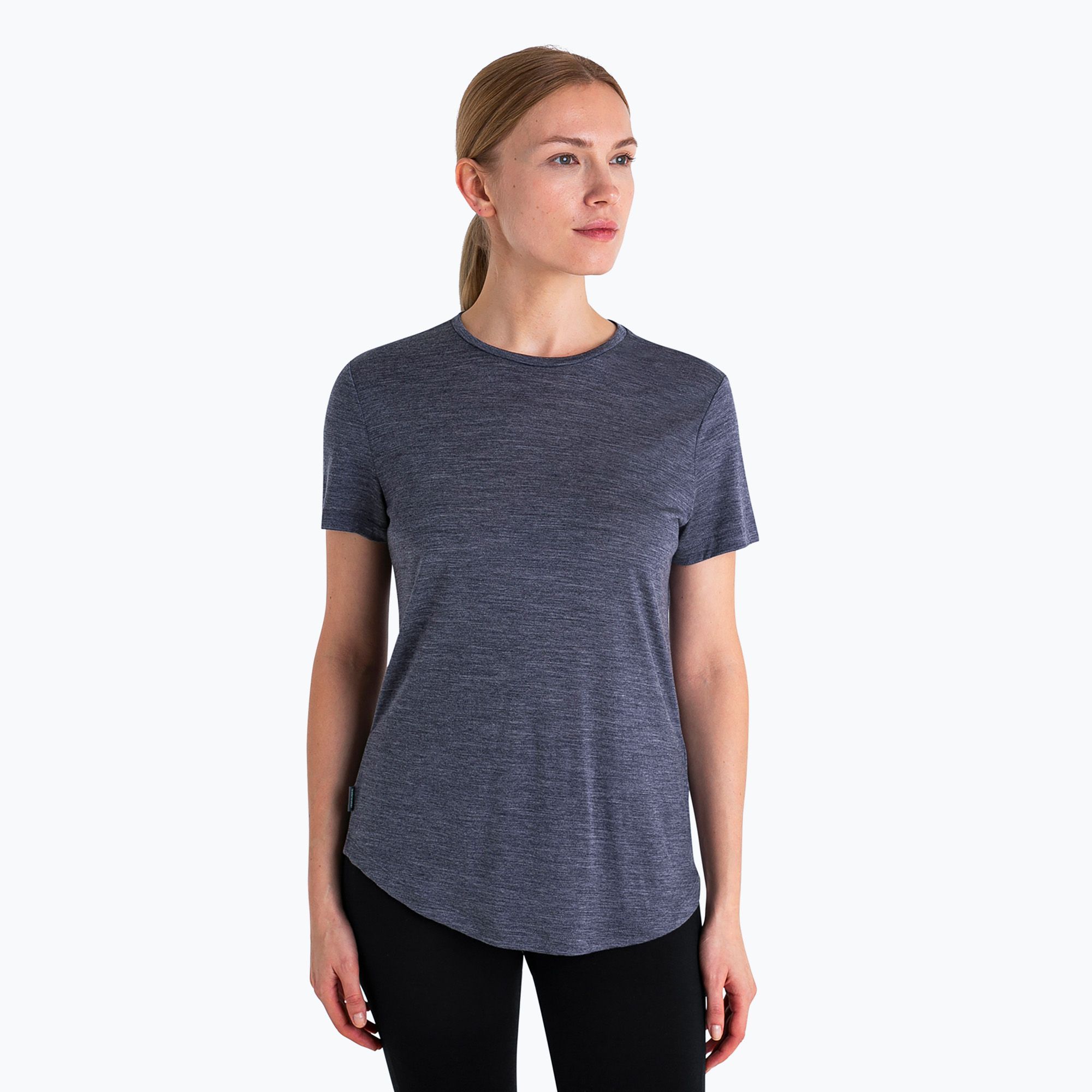 Koszulka trekkingowa damska icebreaker Merino 125 Cool-Lite Sphere III SS Tee midnight navy heather