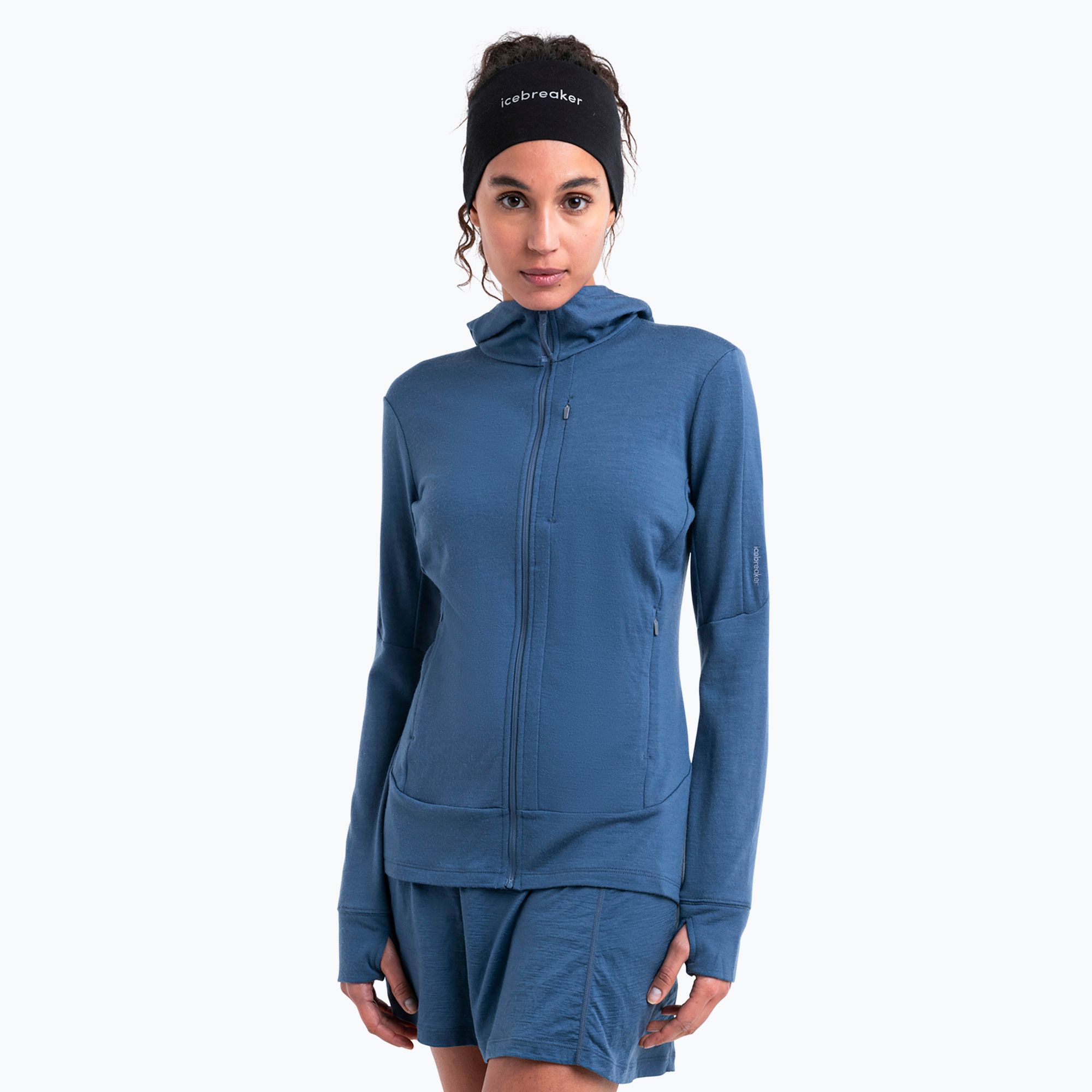 Bluza trekkingowa damska icebreaker Merino 260 Quantum IV dawn 