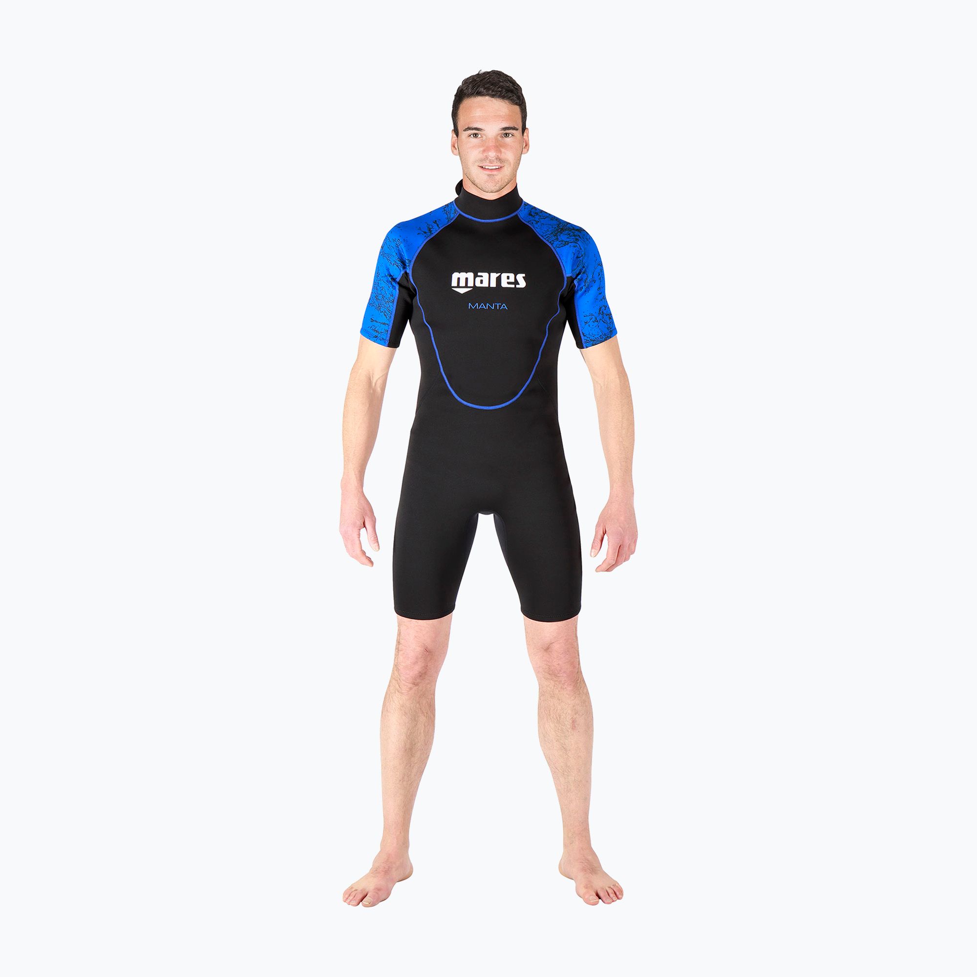 Pianka do pływania męska Mares Shorty Manta 2 mm black/blue 