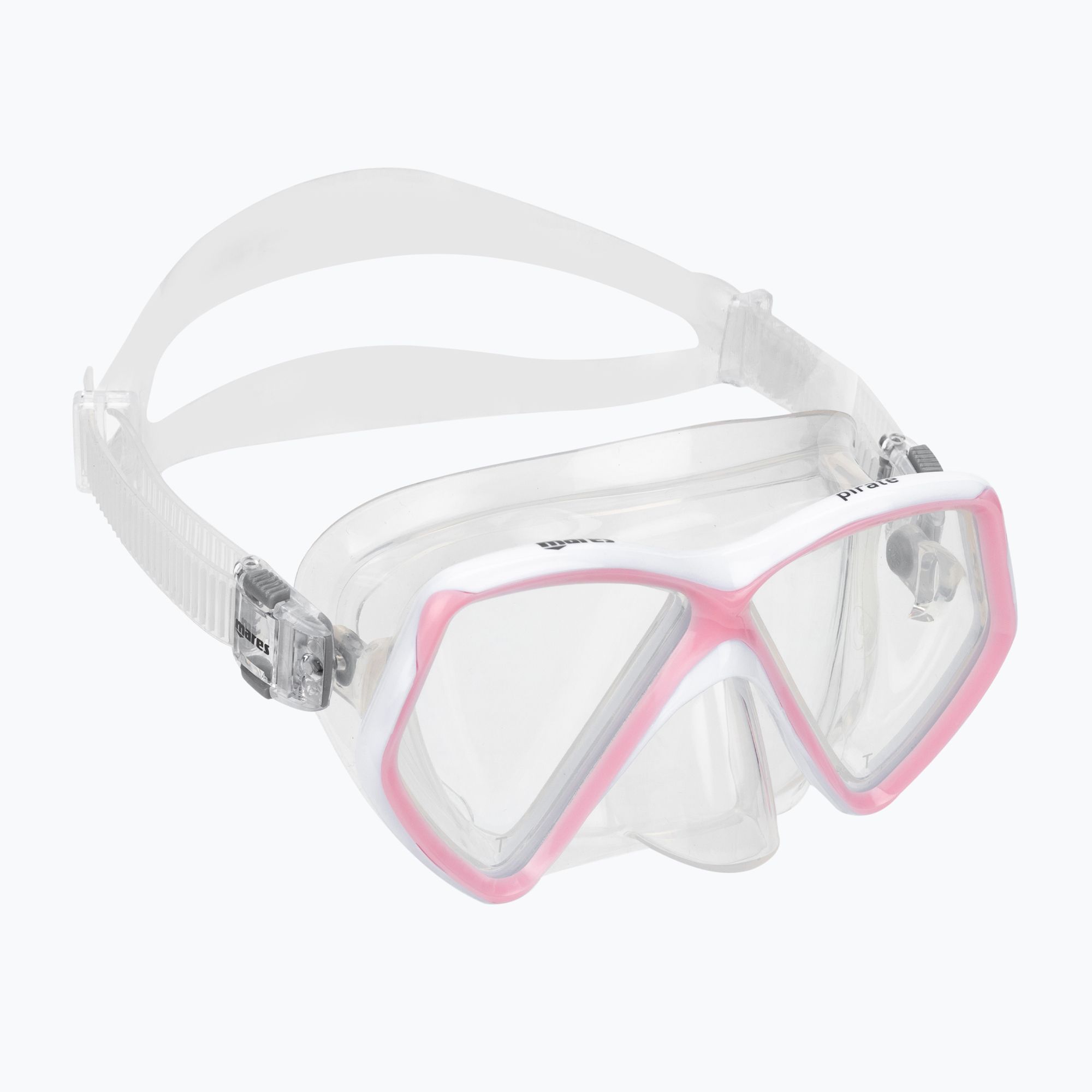 Maska do nurkowania dziecięca Mares Pirate clear/pink 