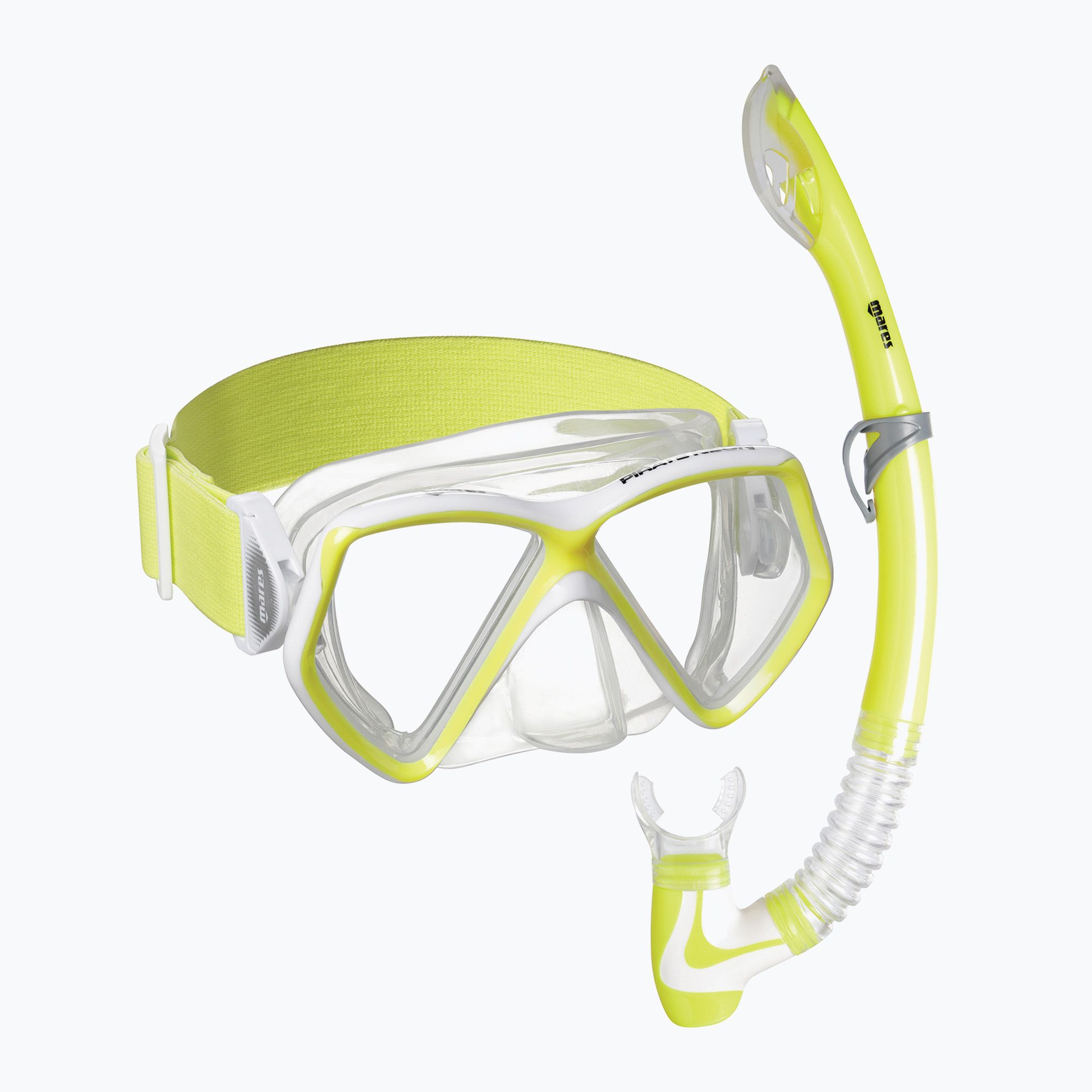Zestaw do snorkelingu dziecięcy Mares Combo Pirate Neon yellow/white/clear 411788BB 