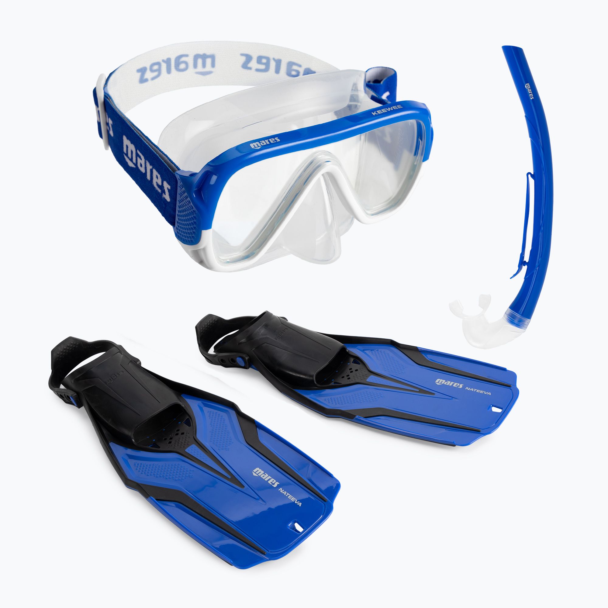 Zestaw do nurkowania Mares Nateeva Keewee blue 