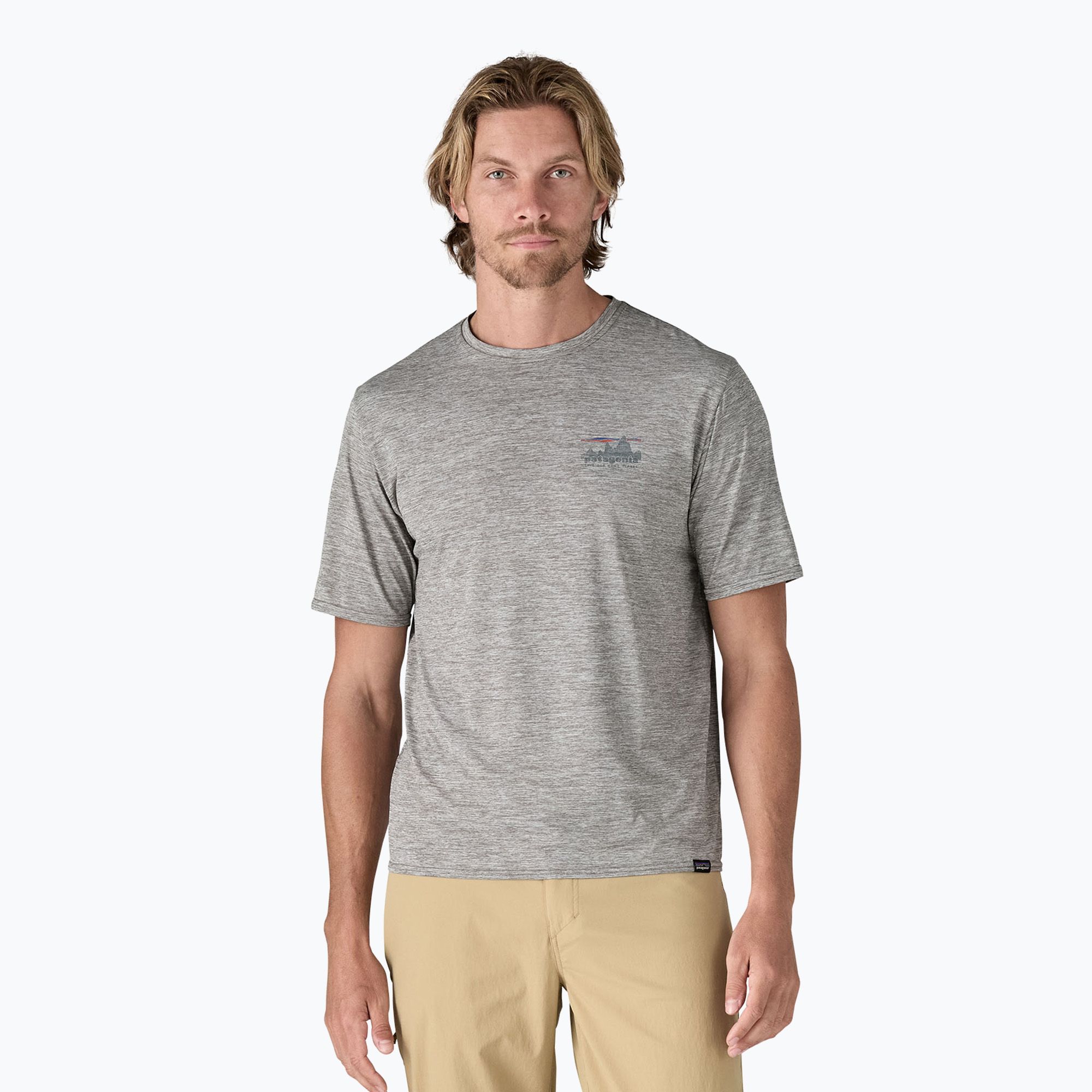 Koszulka męska Patagonia Cap Cool Daily Graphic Shirt 73 skyline/feather grey 