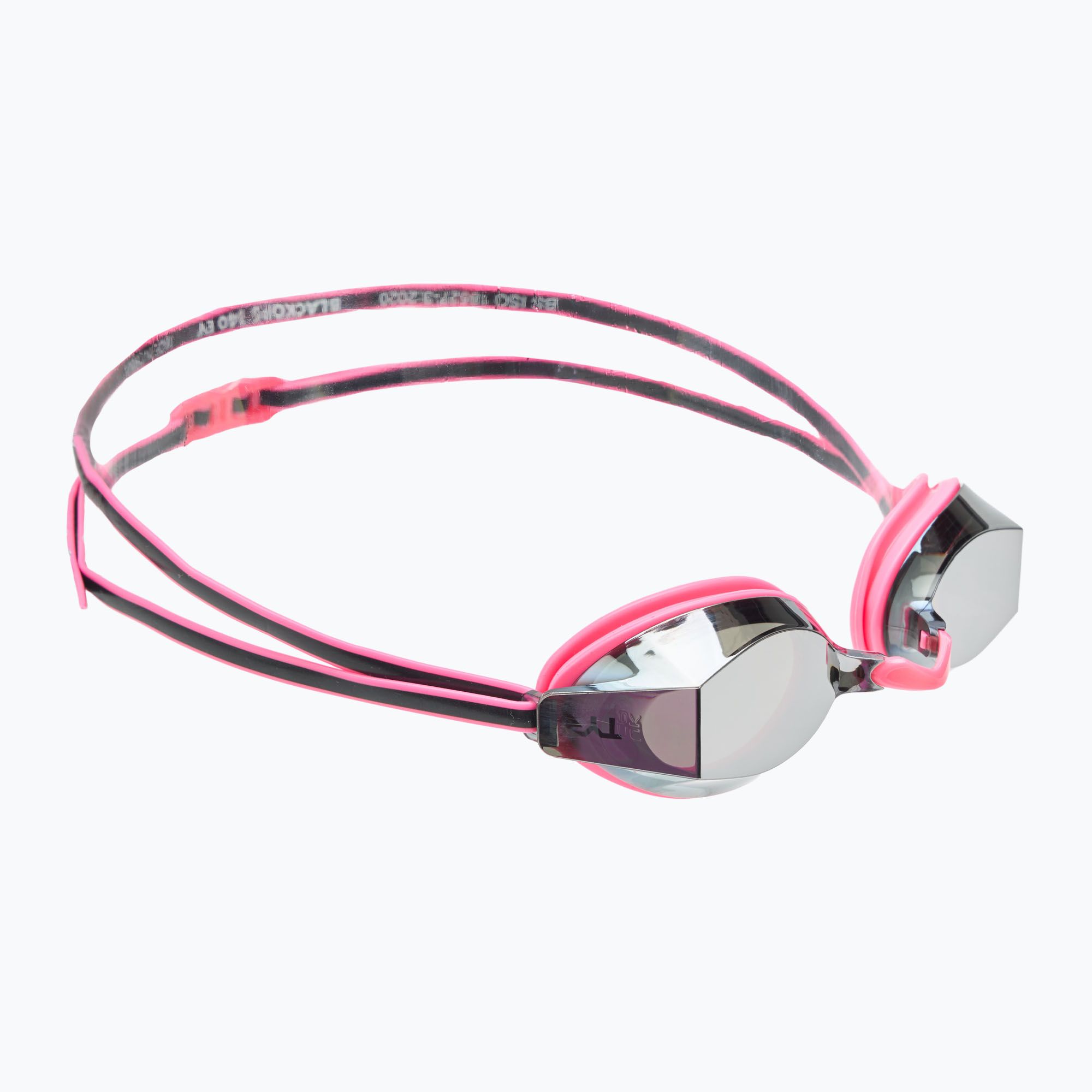 Okulary do pływania dziecięce TYR Blackops 140 Ev Racing Mirrored silver/ pink/ black 